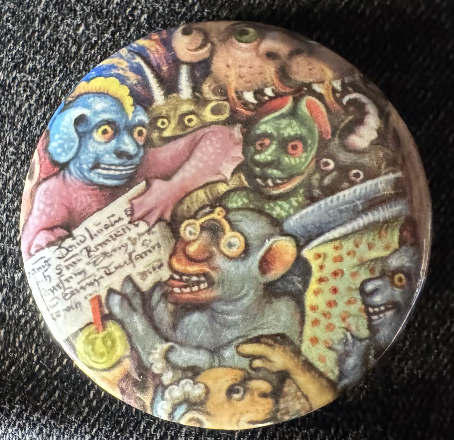 Demon Button Badges 32mm - Choose from 4 designs