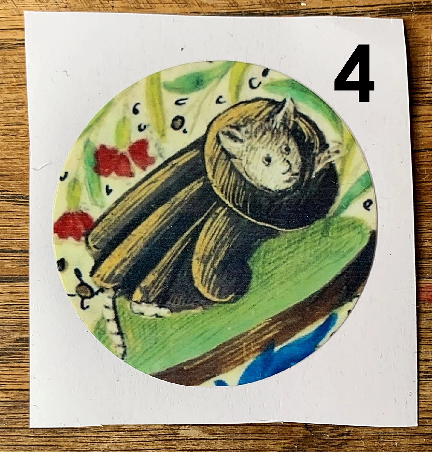 Medieval cat stickers