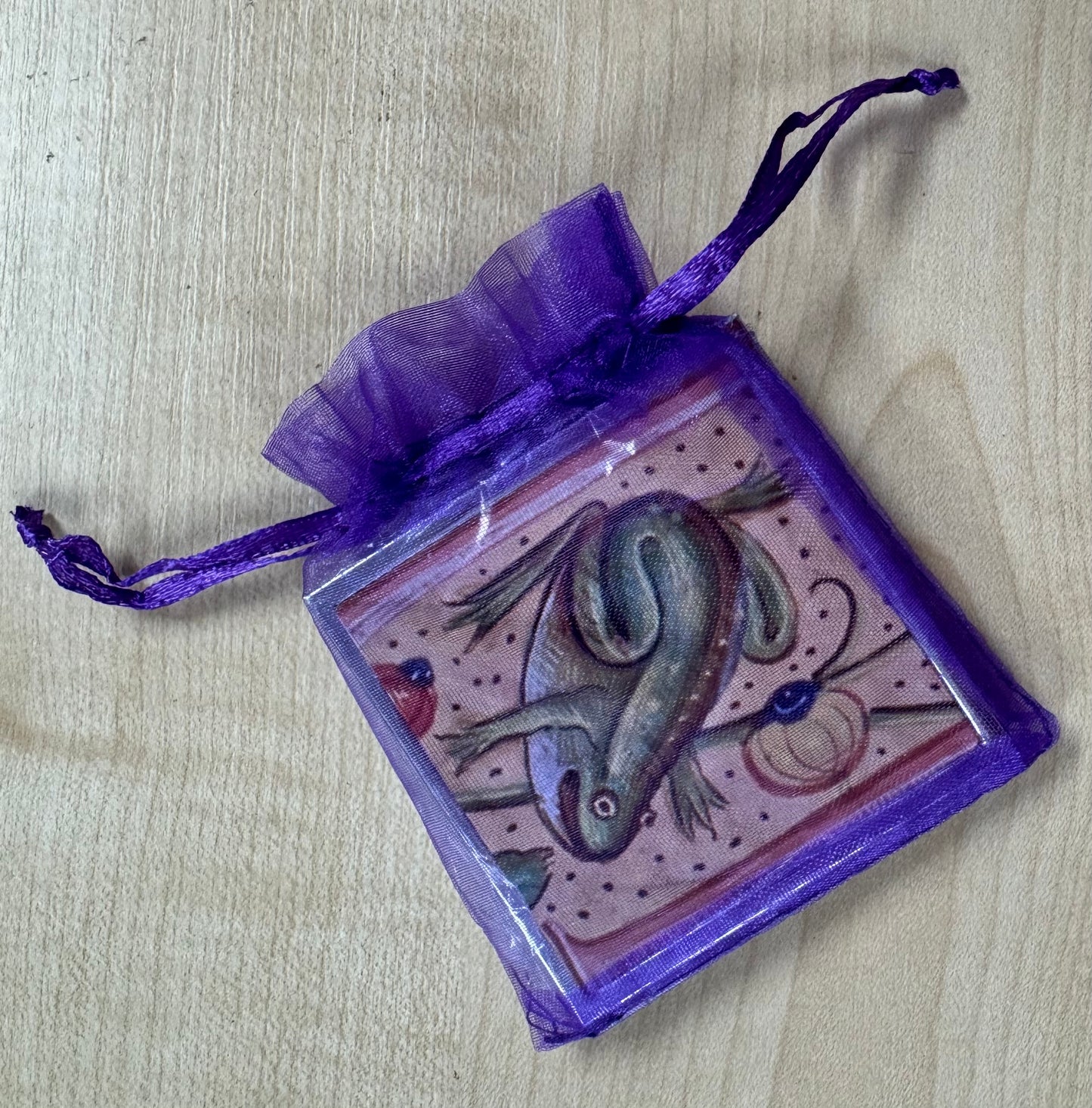 Medieval Frog Compact Mirror