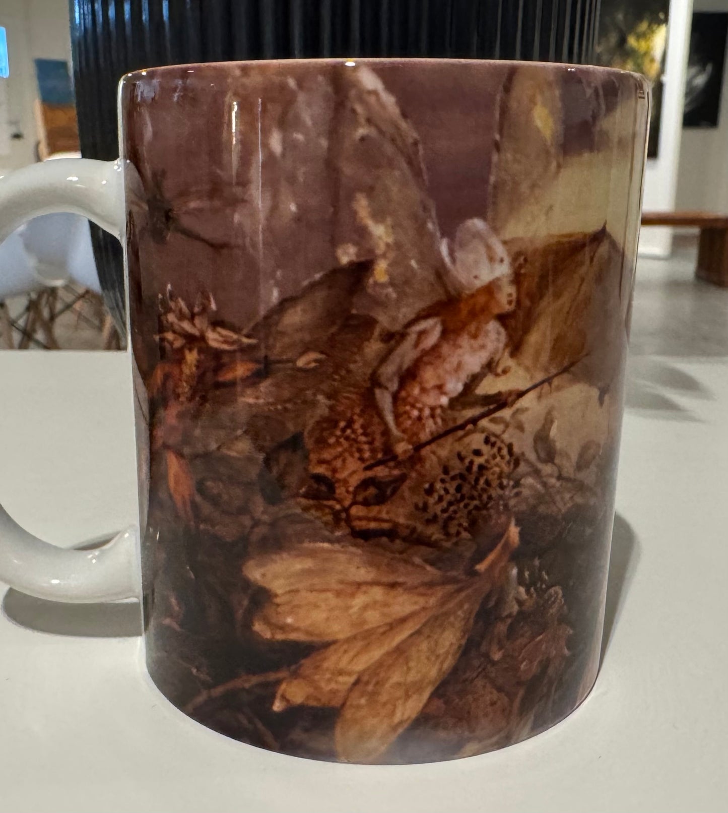 Bat and Fairy Mug by John Anster Fitzgerald