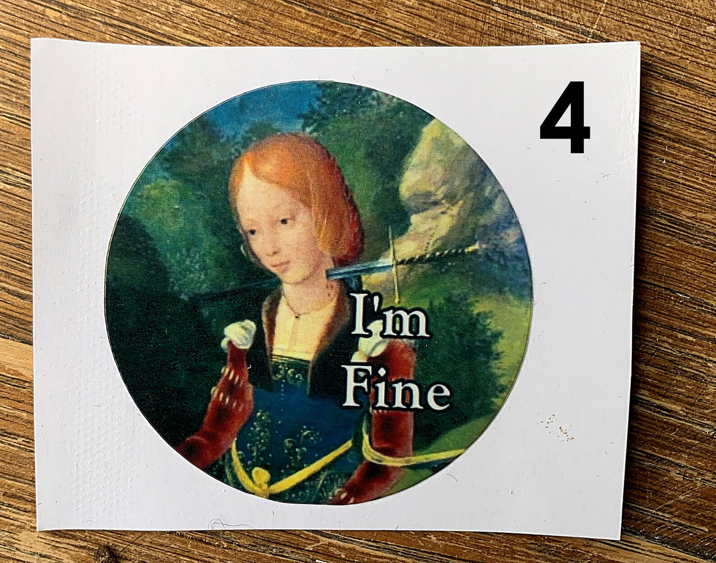 I'm Fine Sticker