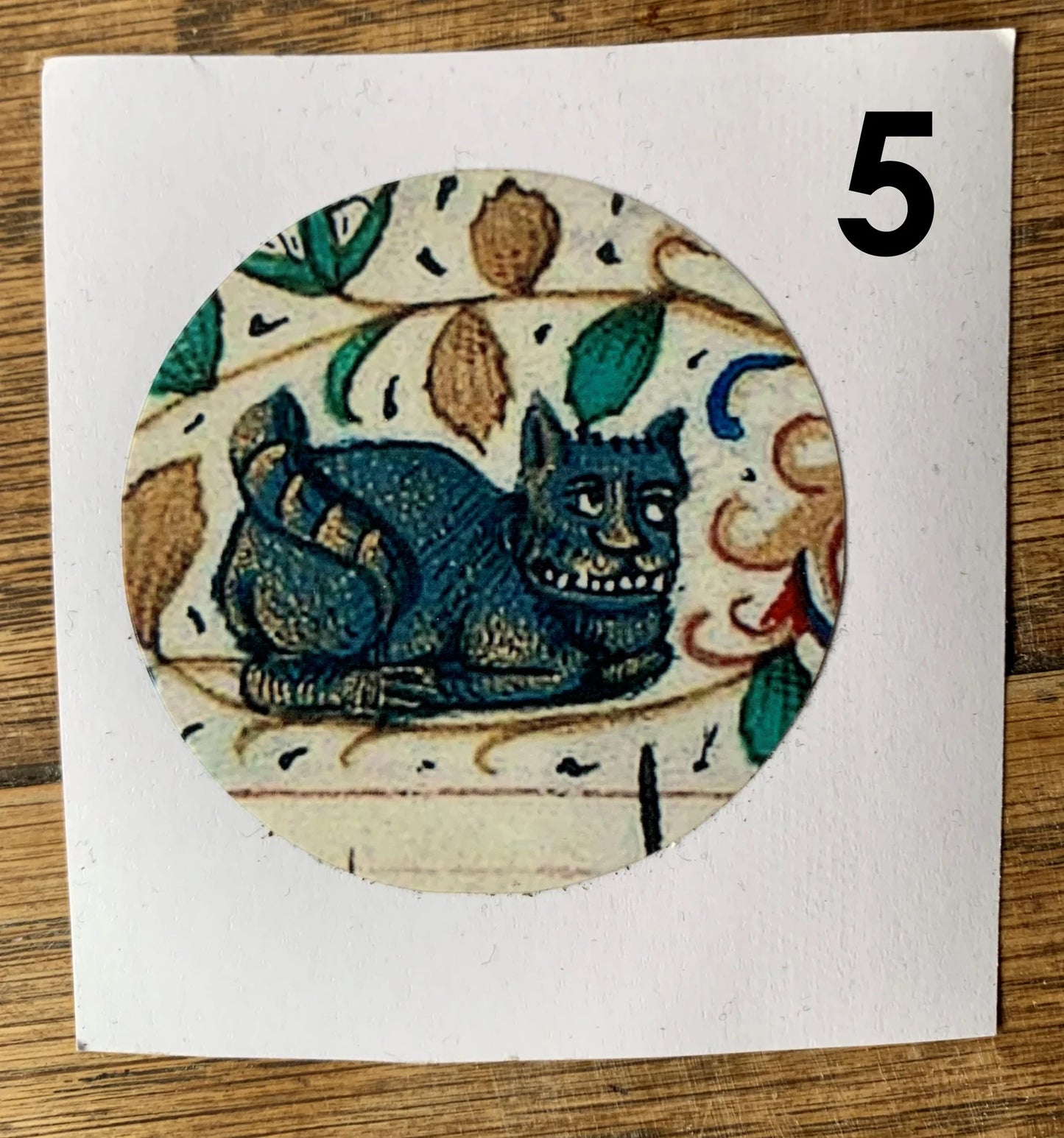 Medieval cat stickers