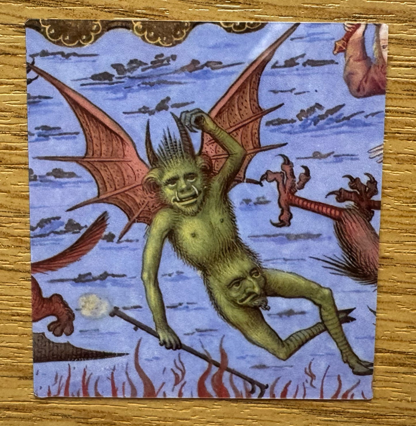Medieval Demon Stickers - choose from 4 designs