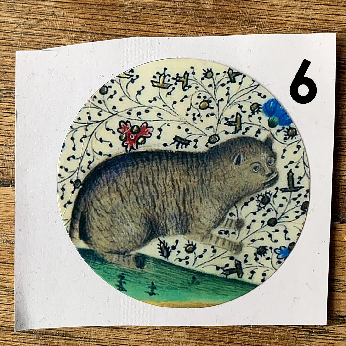 Medieval cat stickers