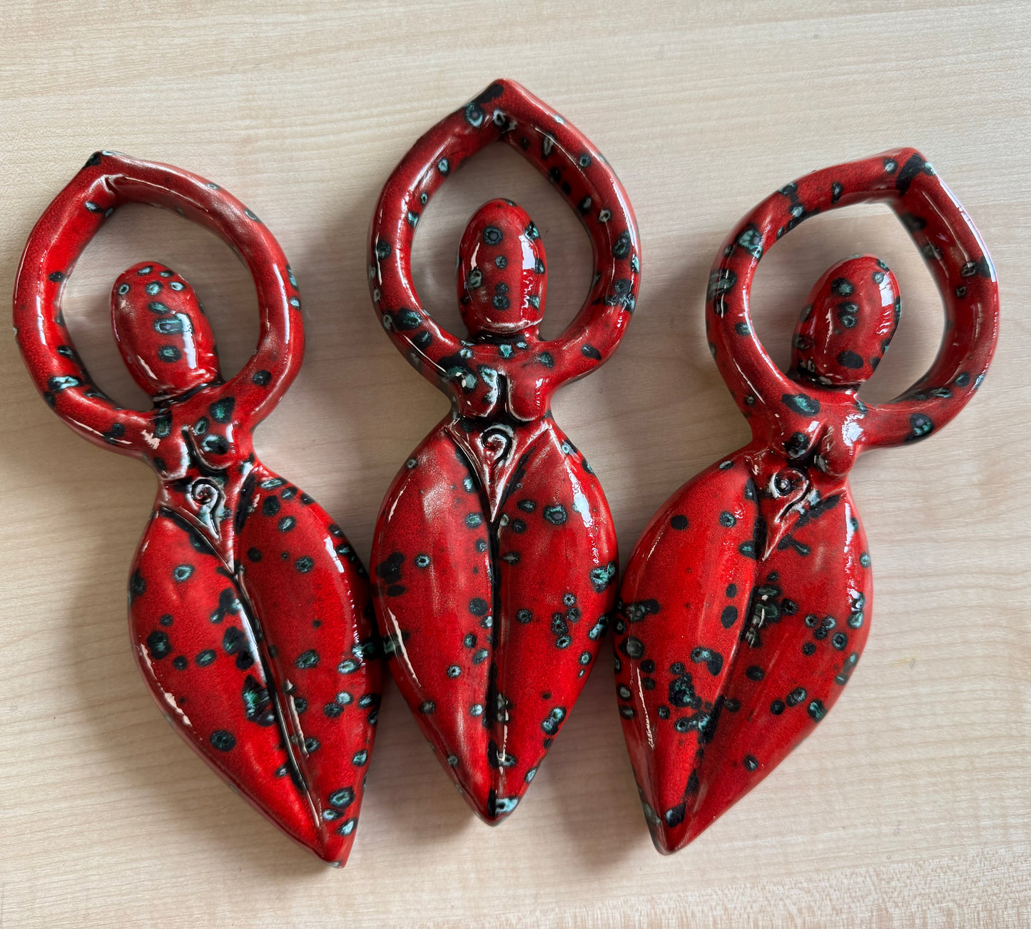 Goddess Wall Plaque - Red