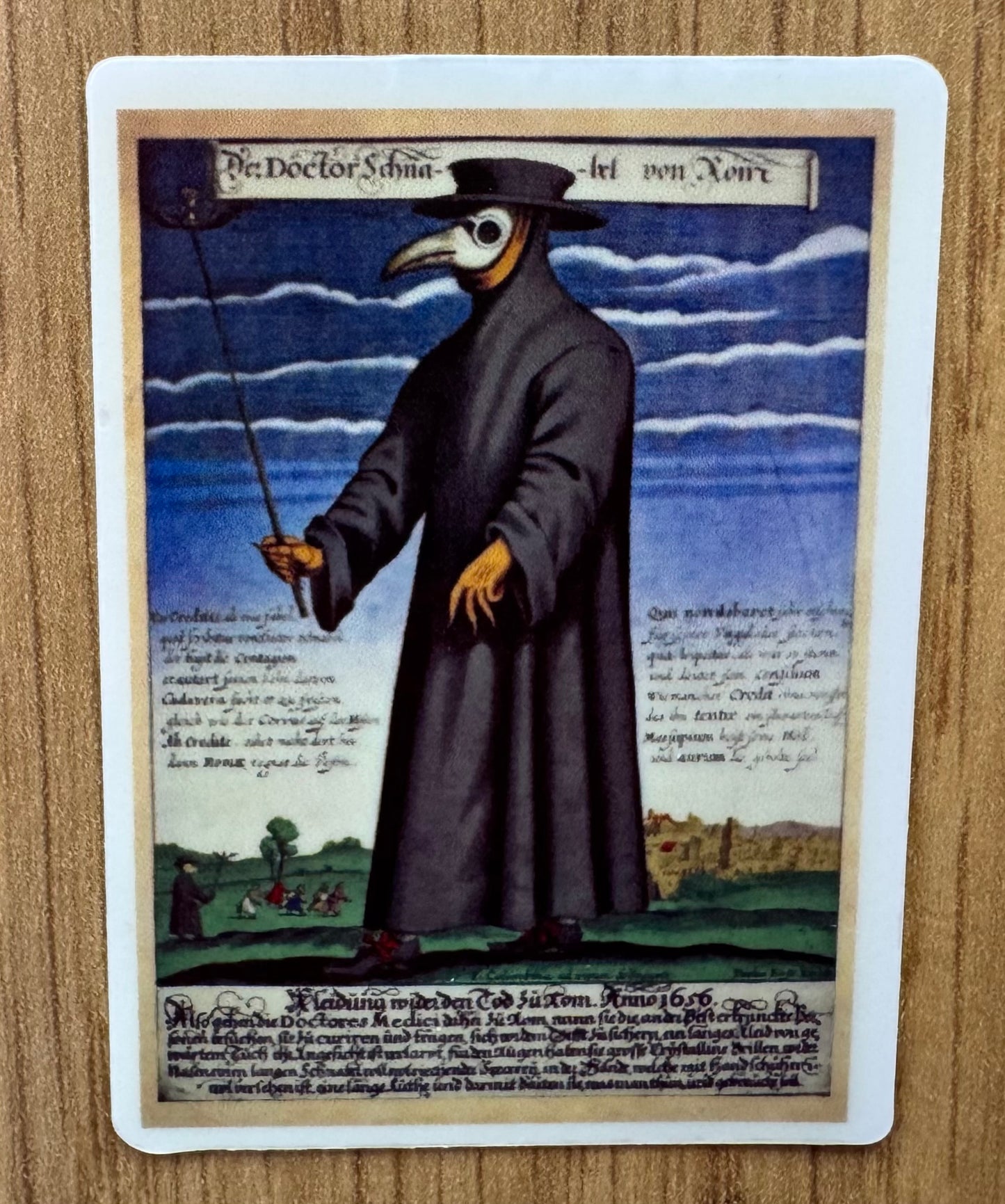 Plague Dr Sticker