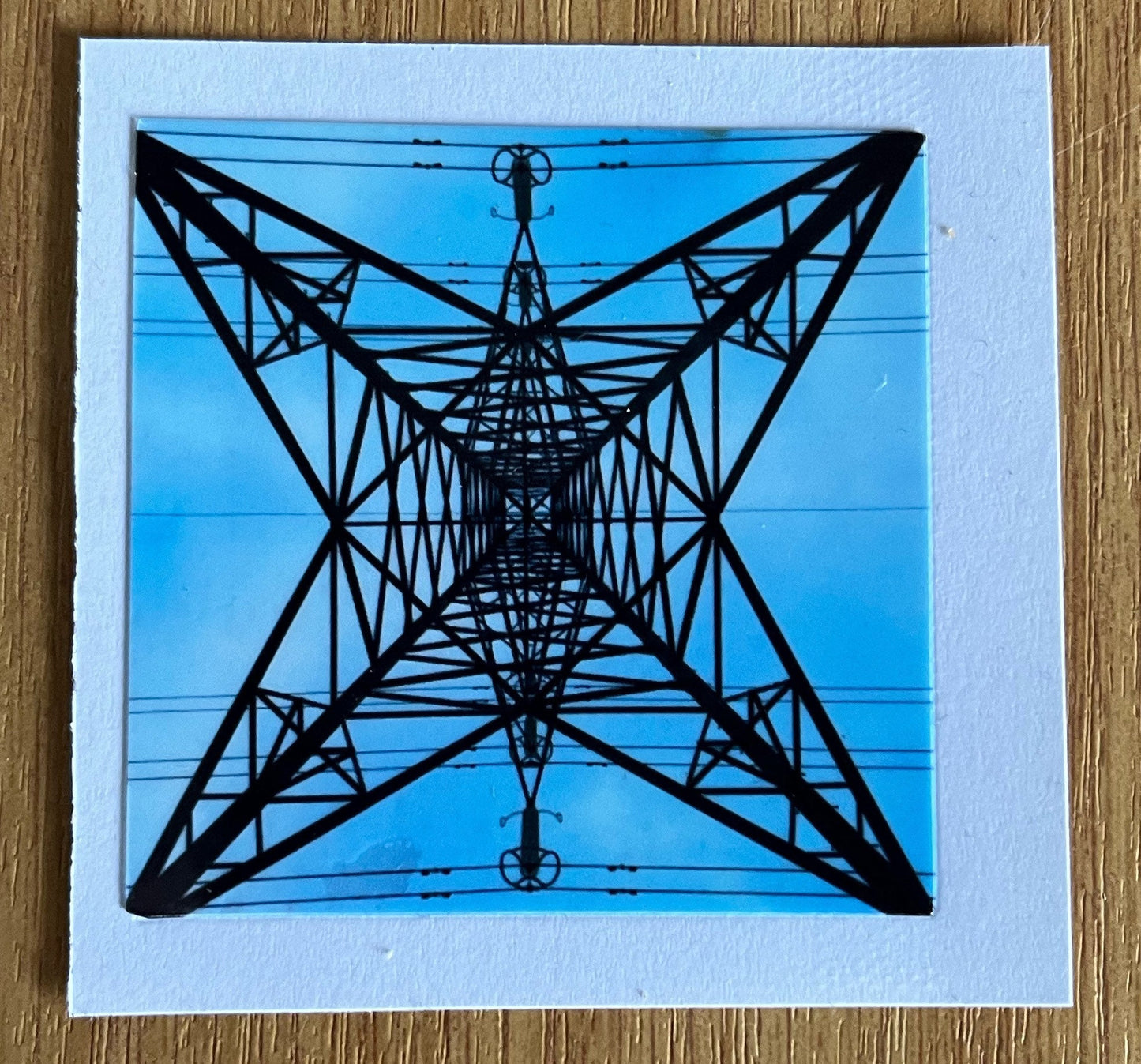 Pylon Sticker (square) choose from 4 colours!