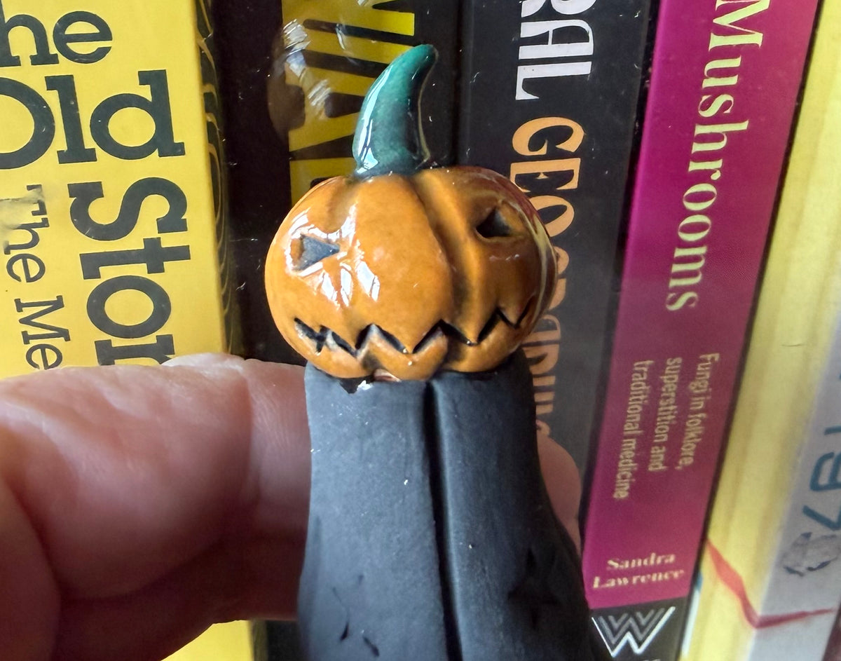 Pumpkin Head Figurine