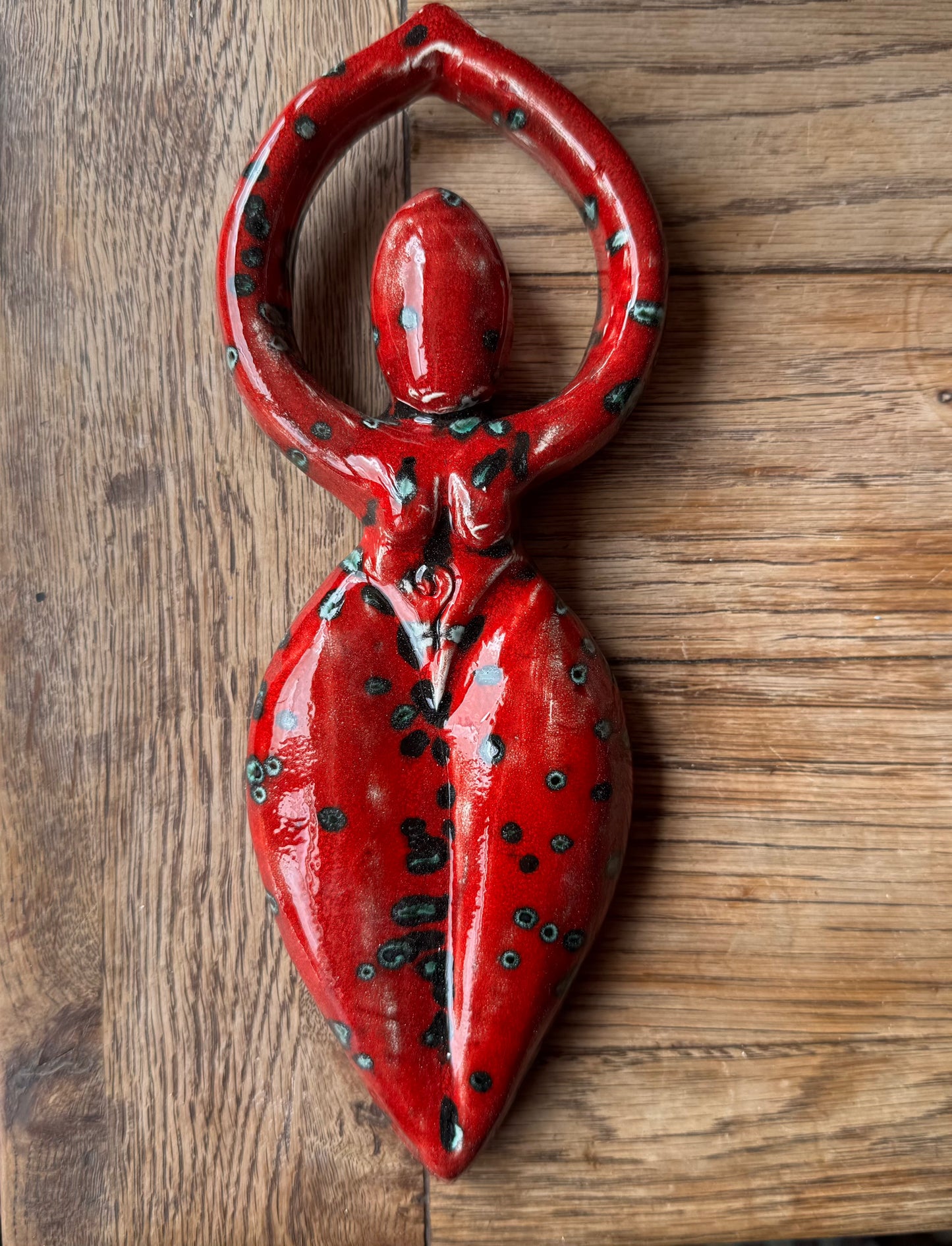 Goddess Wall Plaque - Red