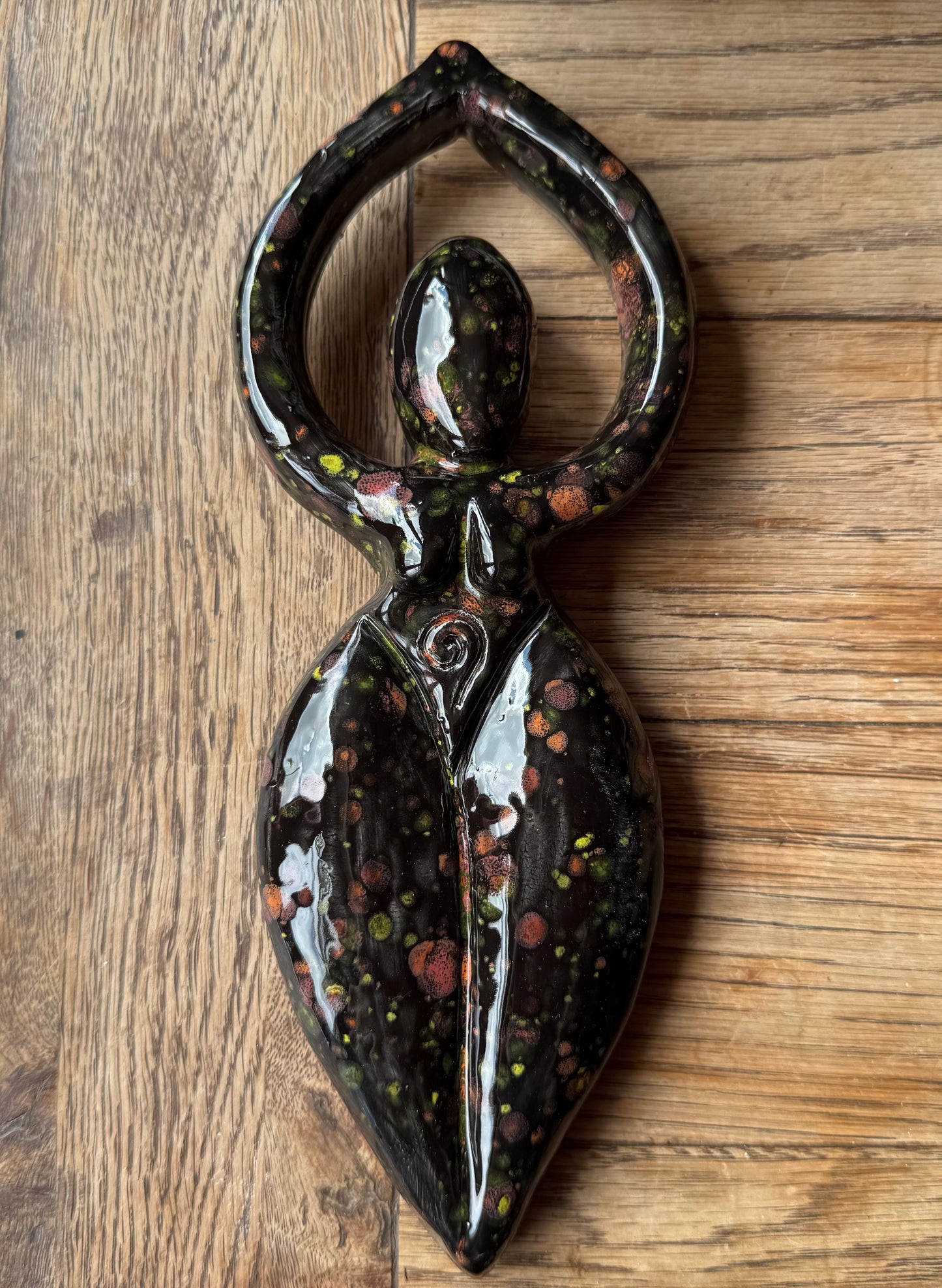 Goddess Wall Plaque - Cosmic glaze