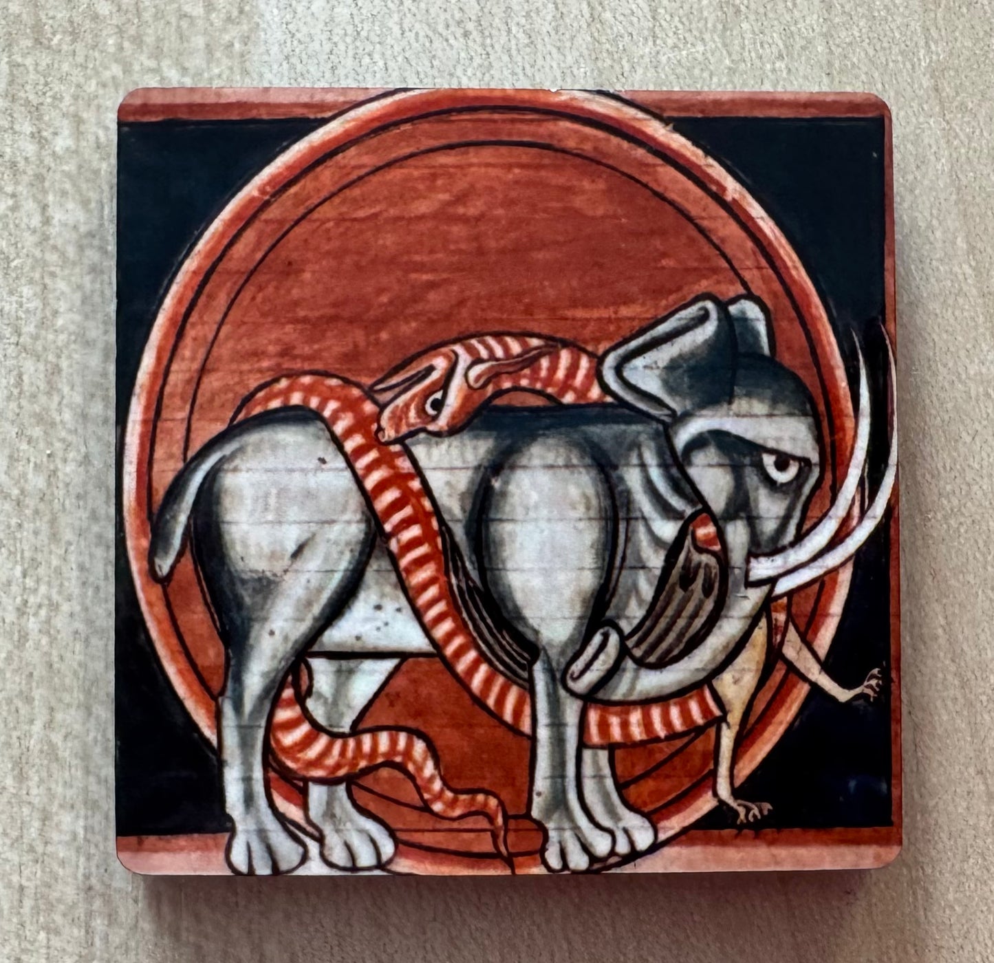 Medieval Elephant magnets