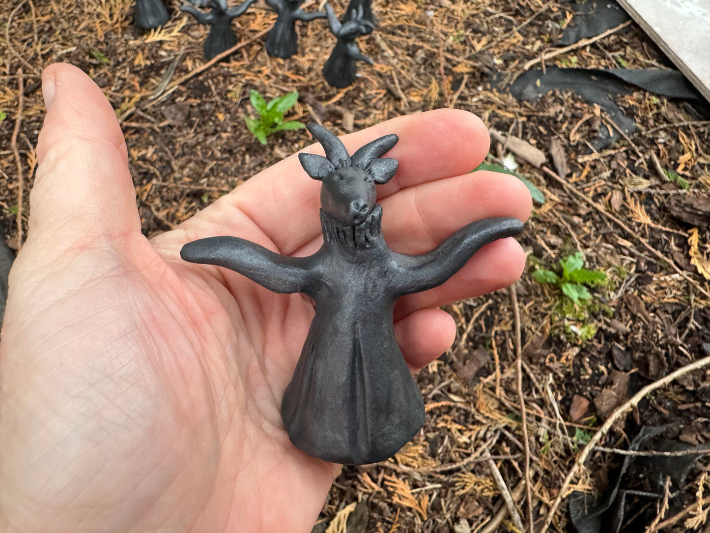 Dancing Goat Figurine