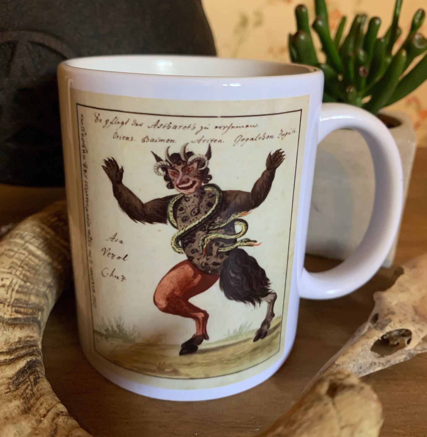 Mischievous demon mug