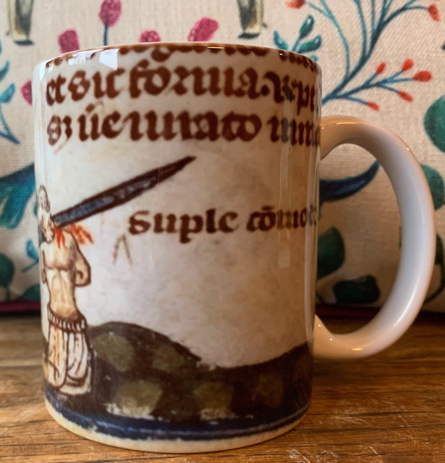 Medieval murder rabbit mug - Colour