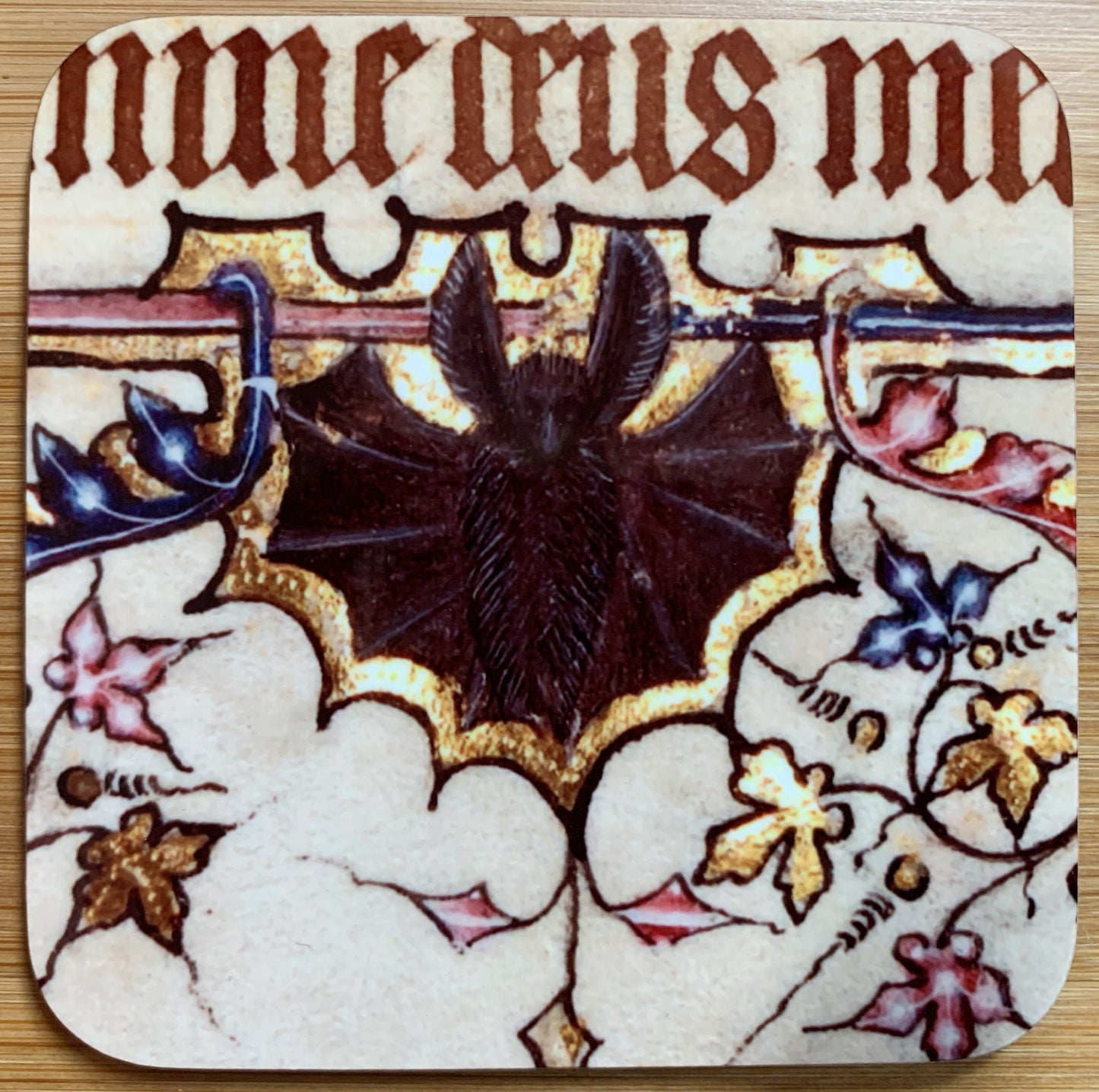 Medieval Bat coasters - set of 4
