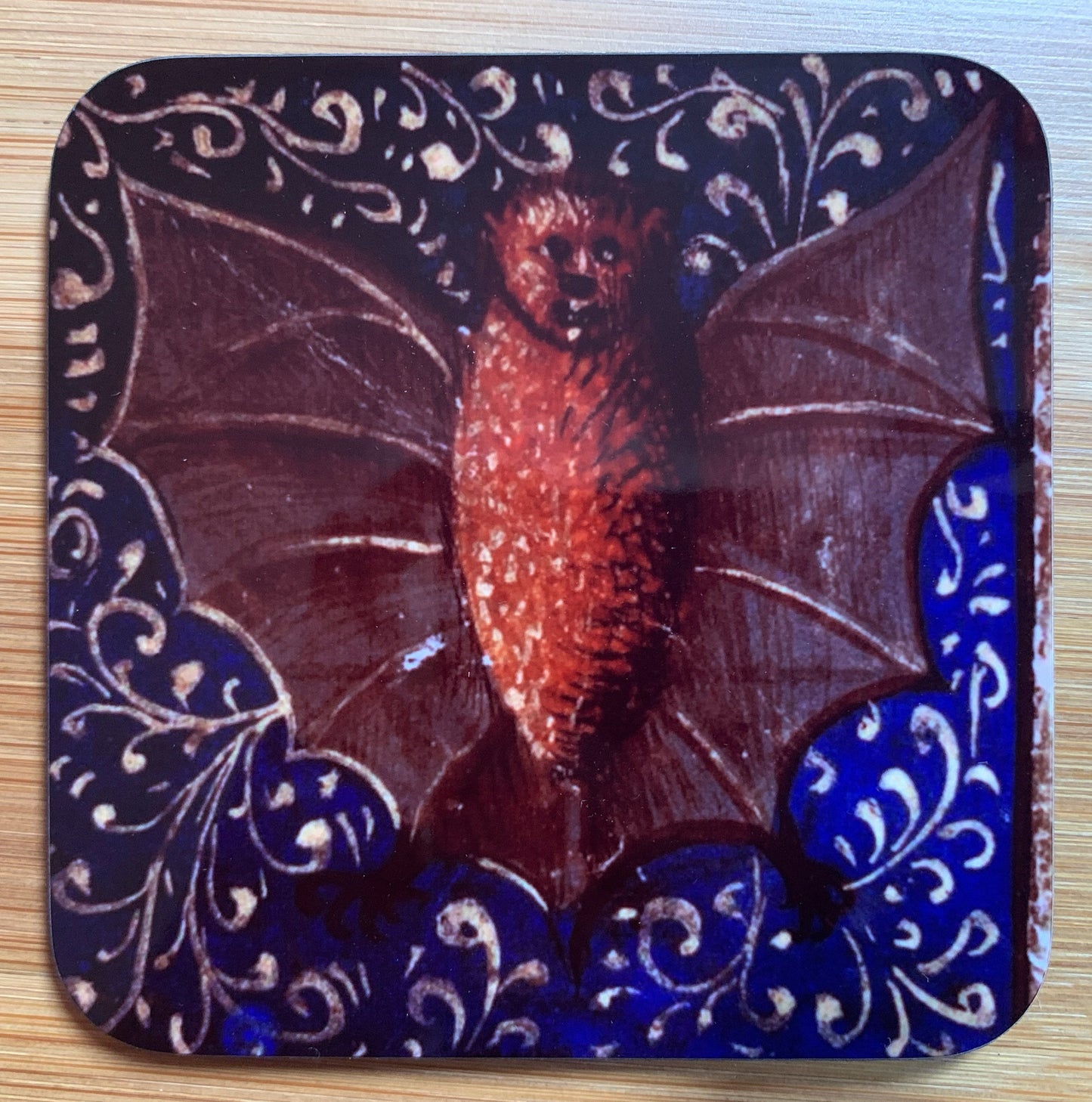 Medieval Bat coasters - set of 4
