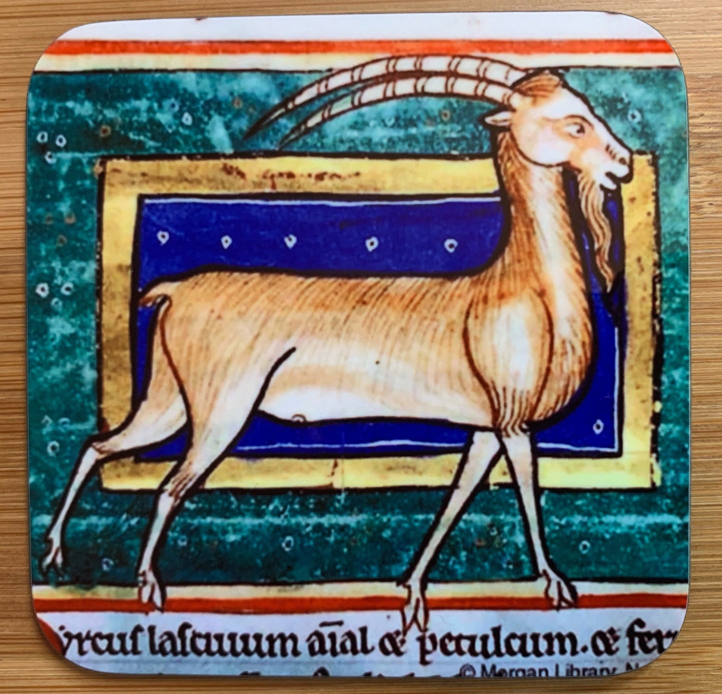 Medieval Goat coasters - set of 4