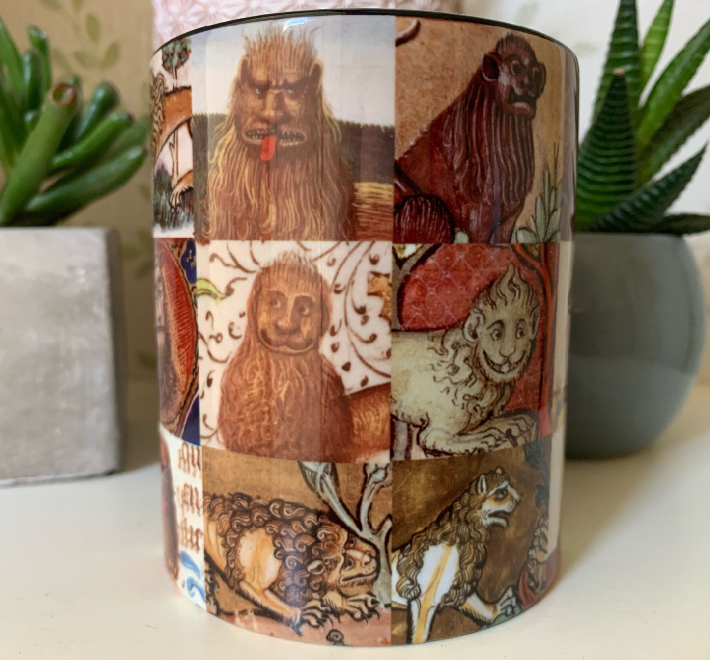 Majestic Lion Marginalia Mug