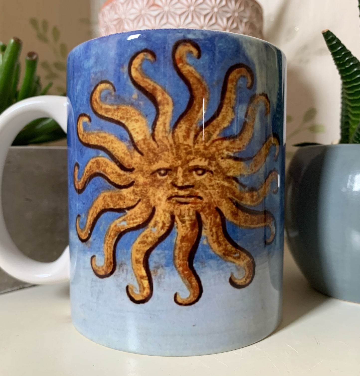 Medieval Sun and moon Mug