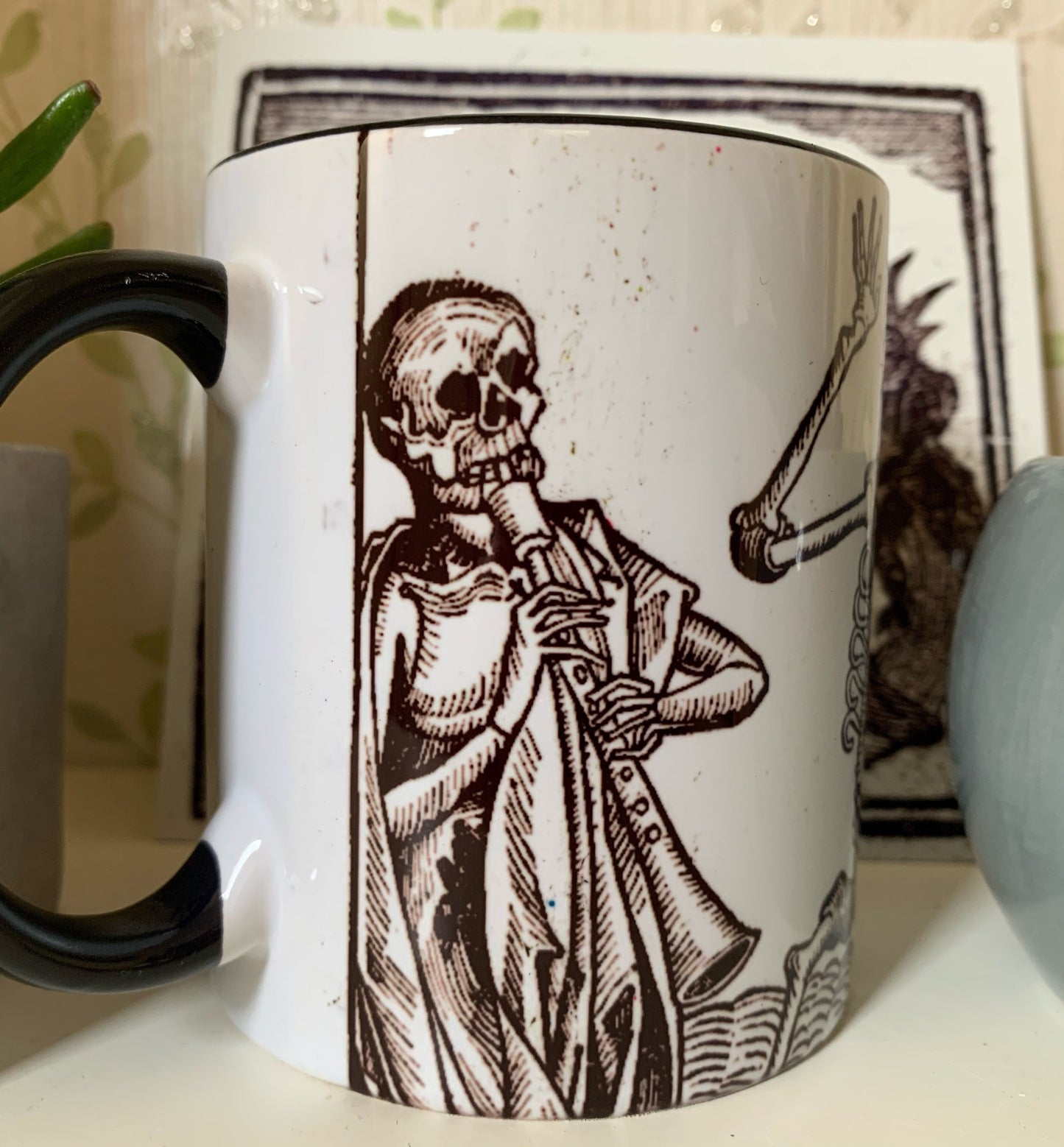 Medieval woodcut Dance of Death Mug
