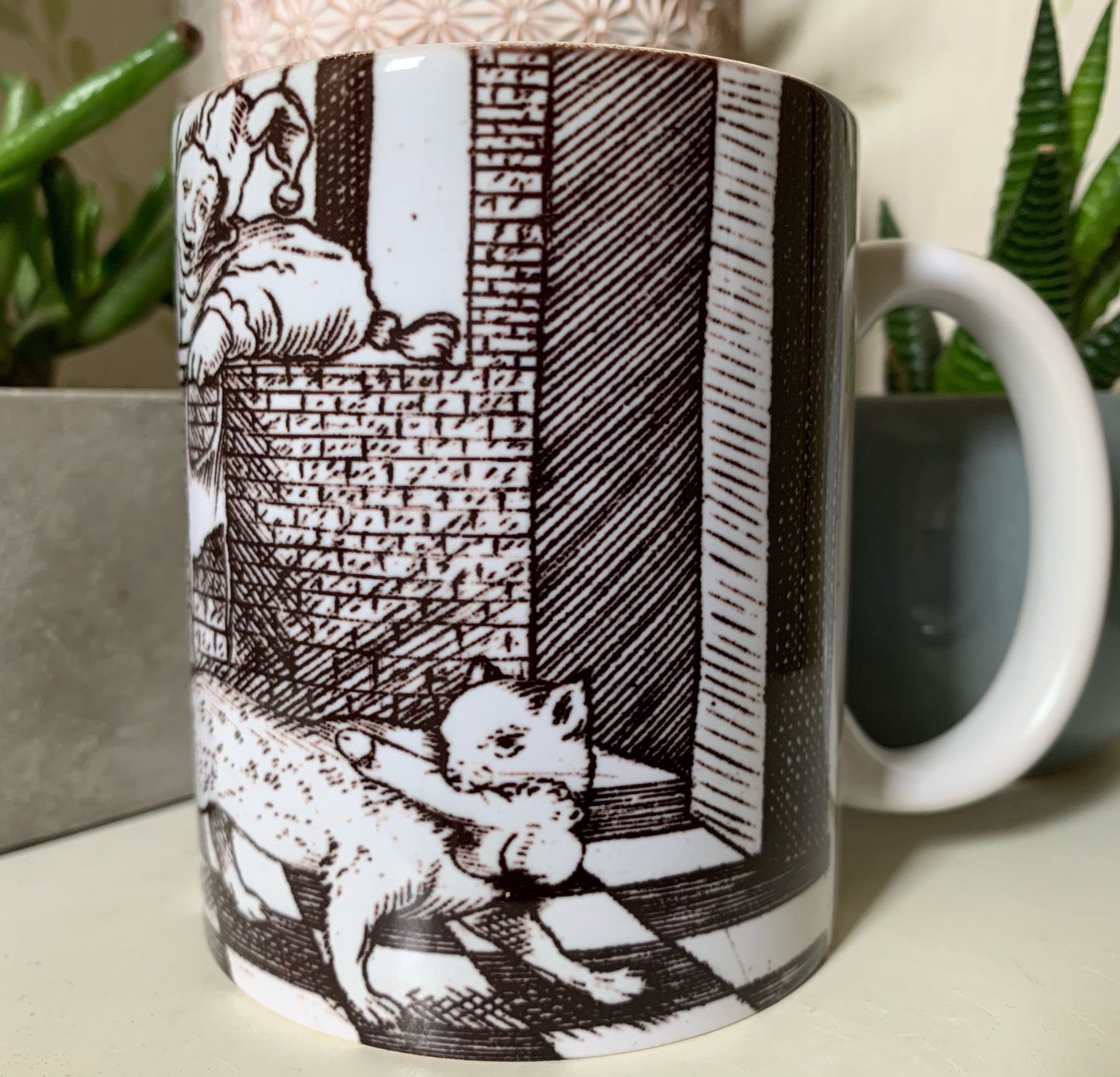 Medieval Penis Stealing Cat Mug