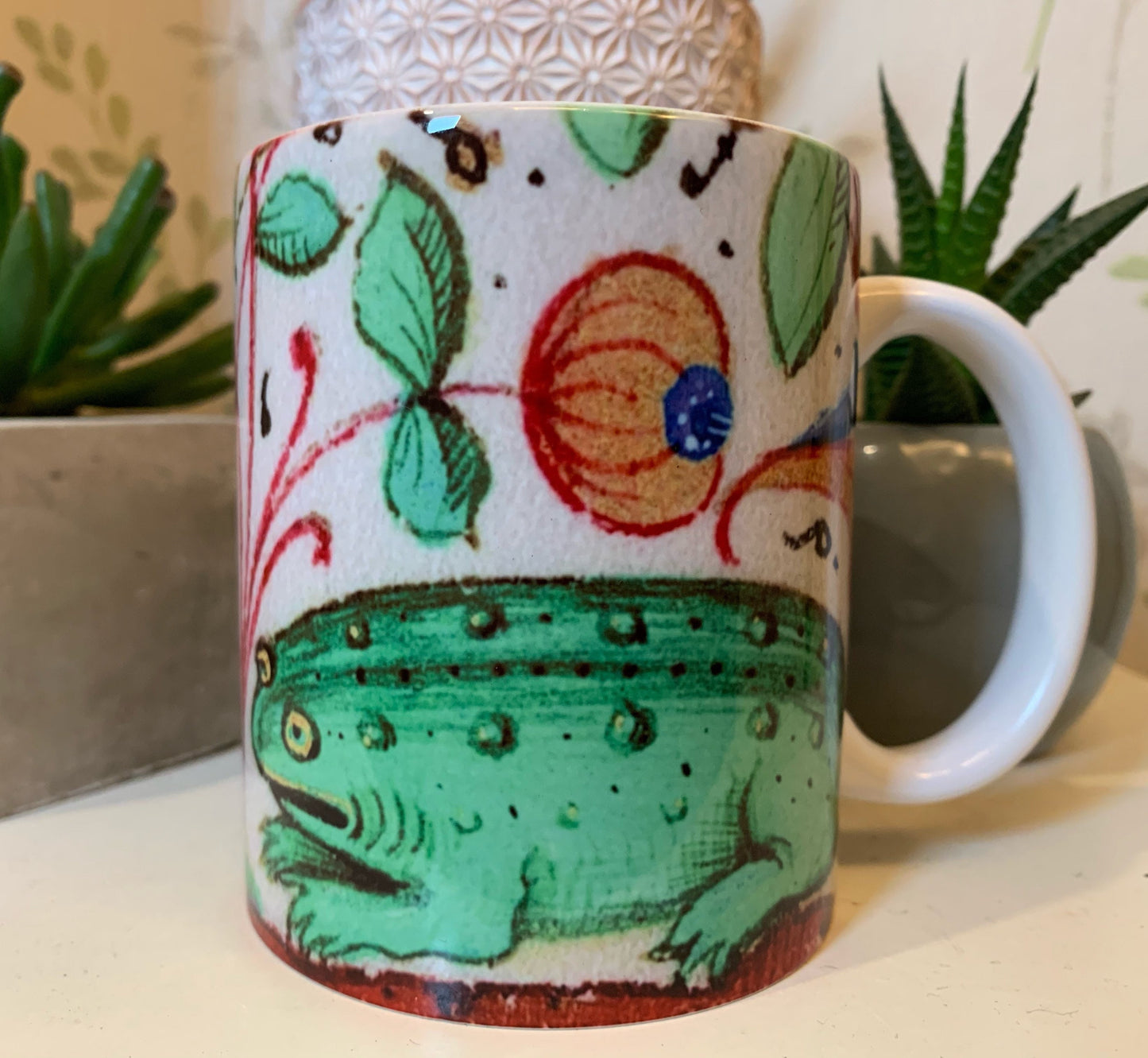 Medieval Snail and Toad Mug
