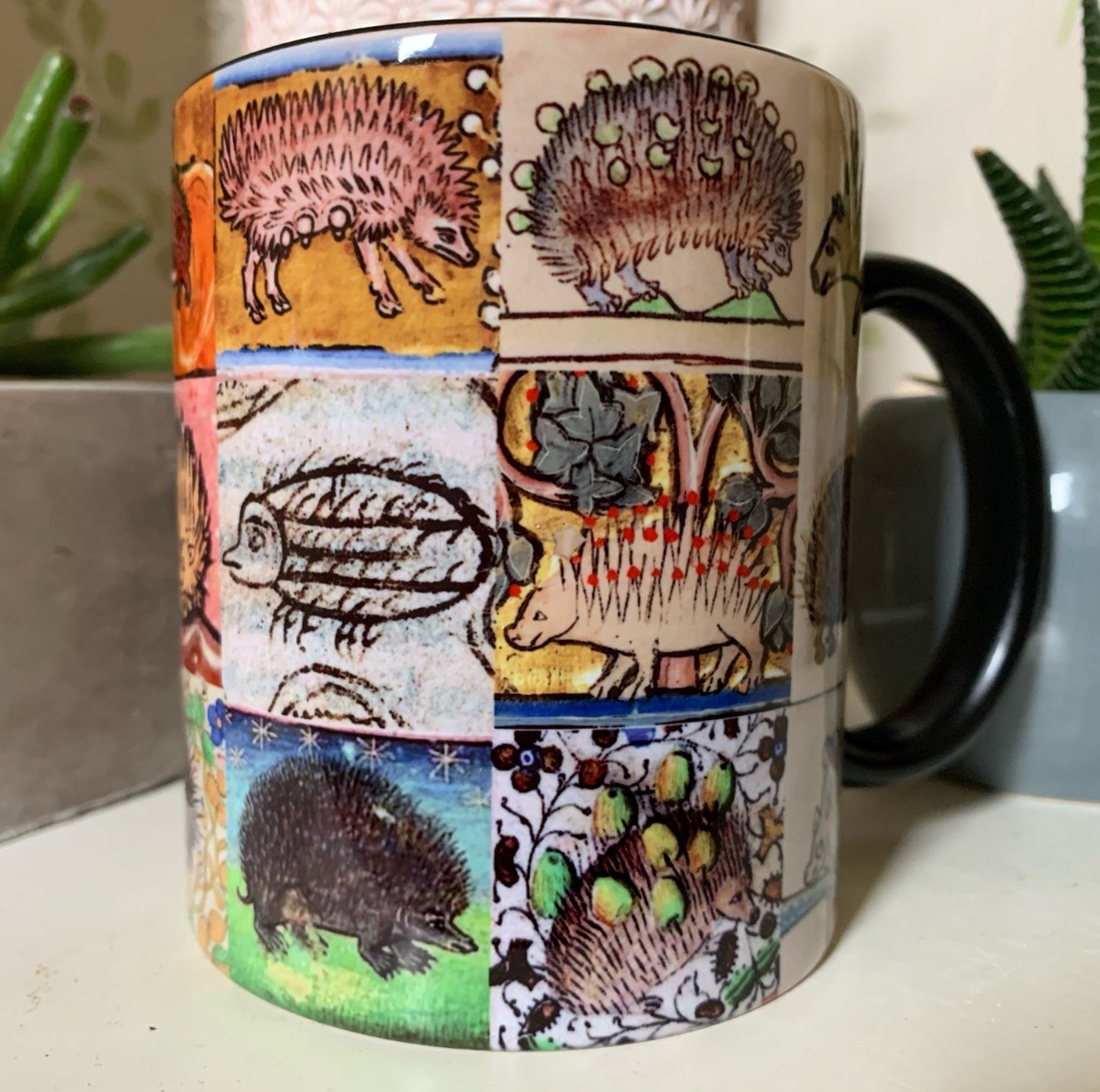 Medieval Hedgehogs Mug