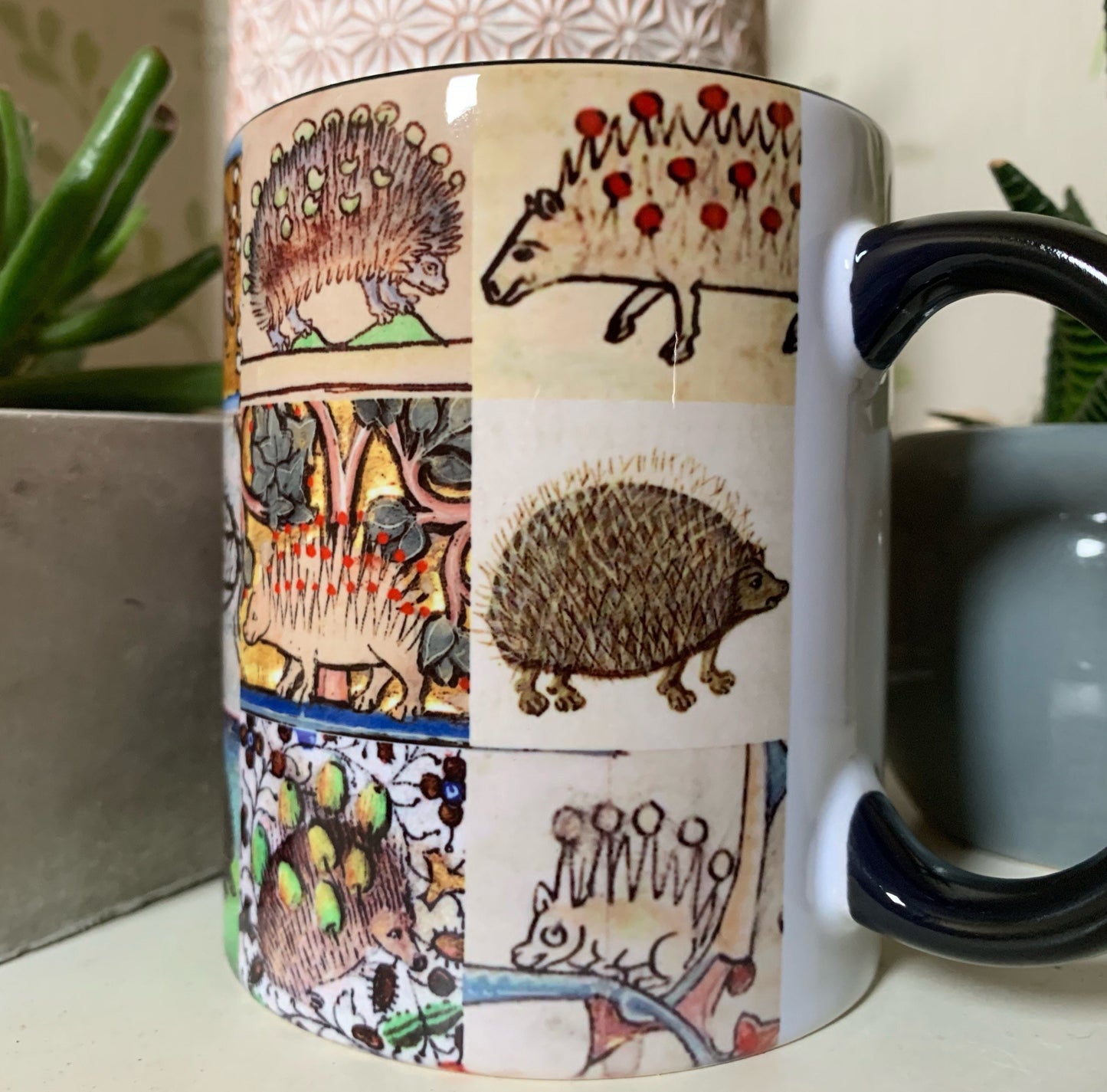 Medieval Hedgehogs Mug
