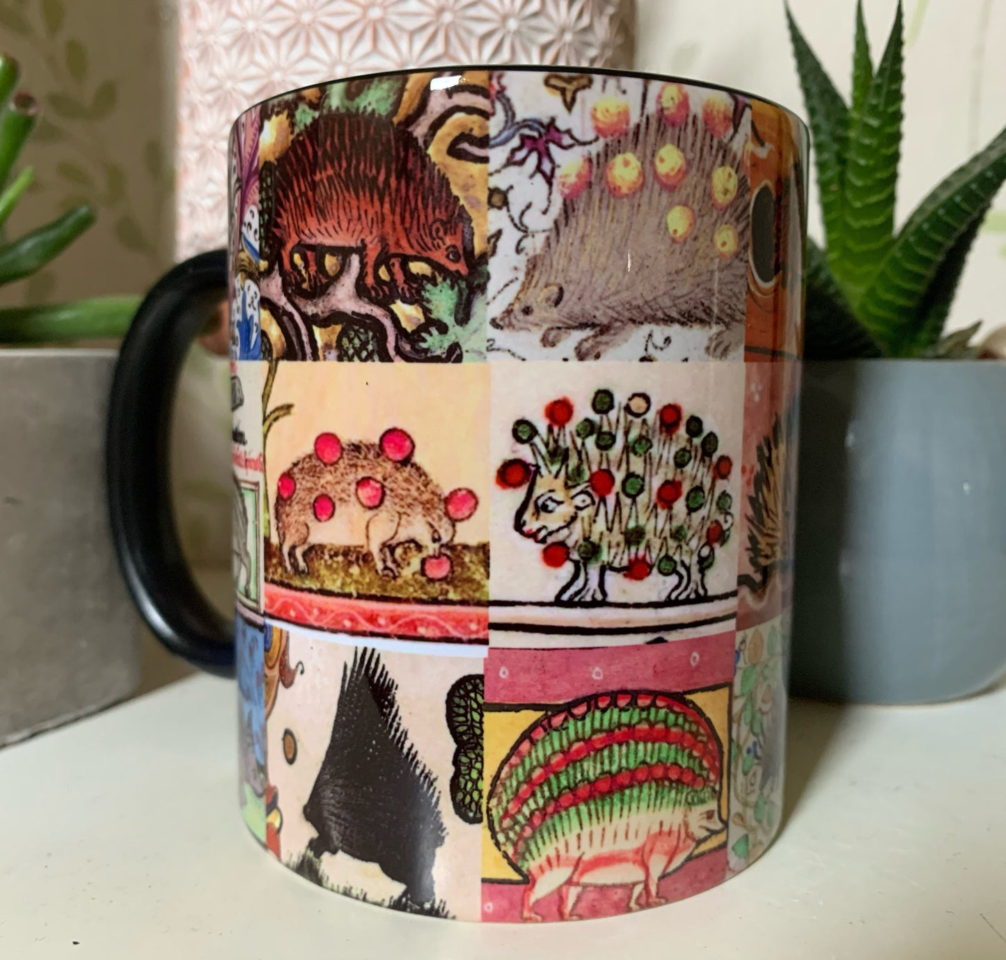 Medieval Hedgehogs Mug