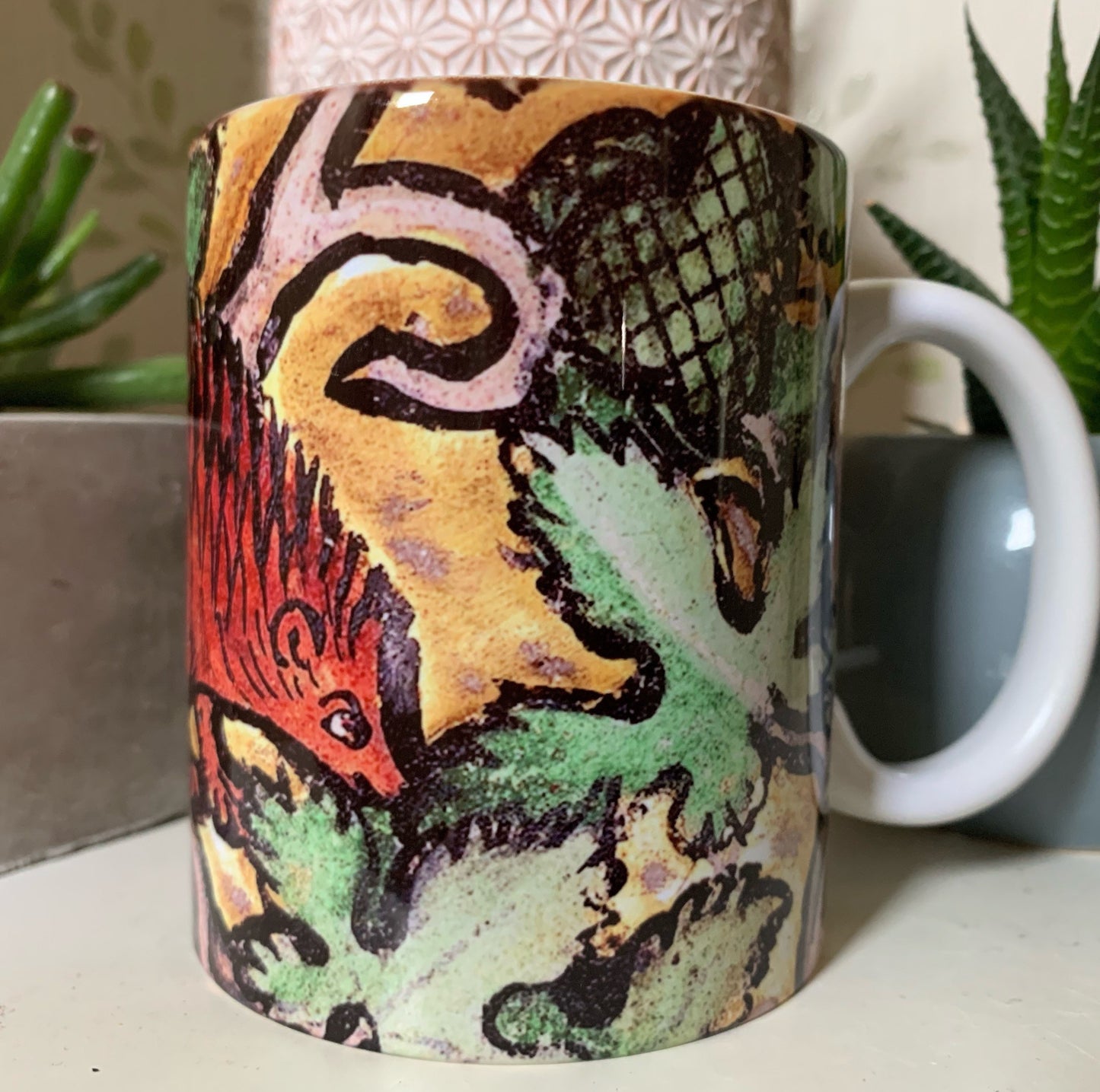 Medieval Hedgehog Mug