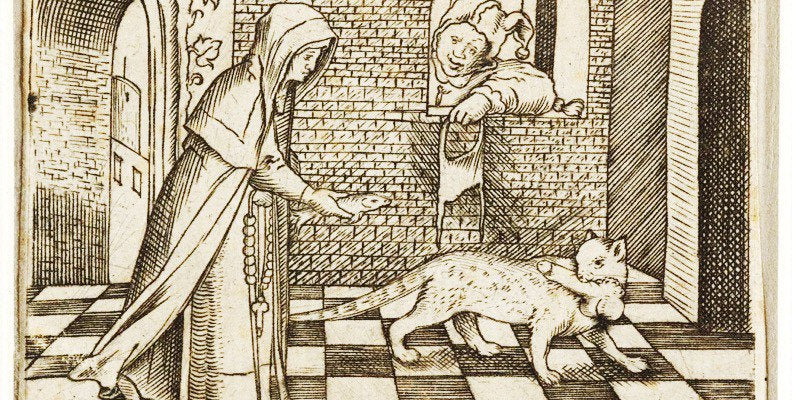 Medieval Penis Stealing Cat Mug
