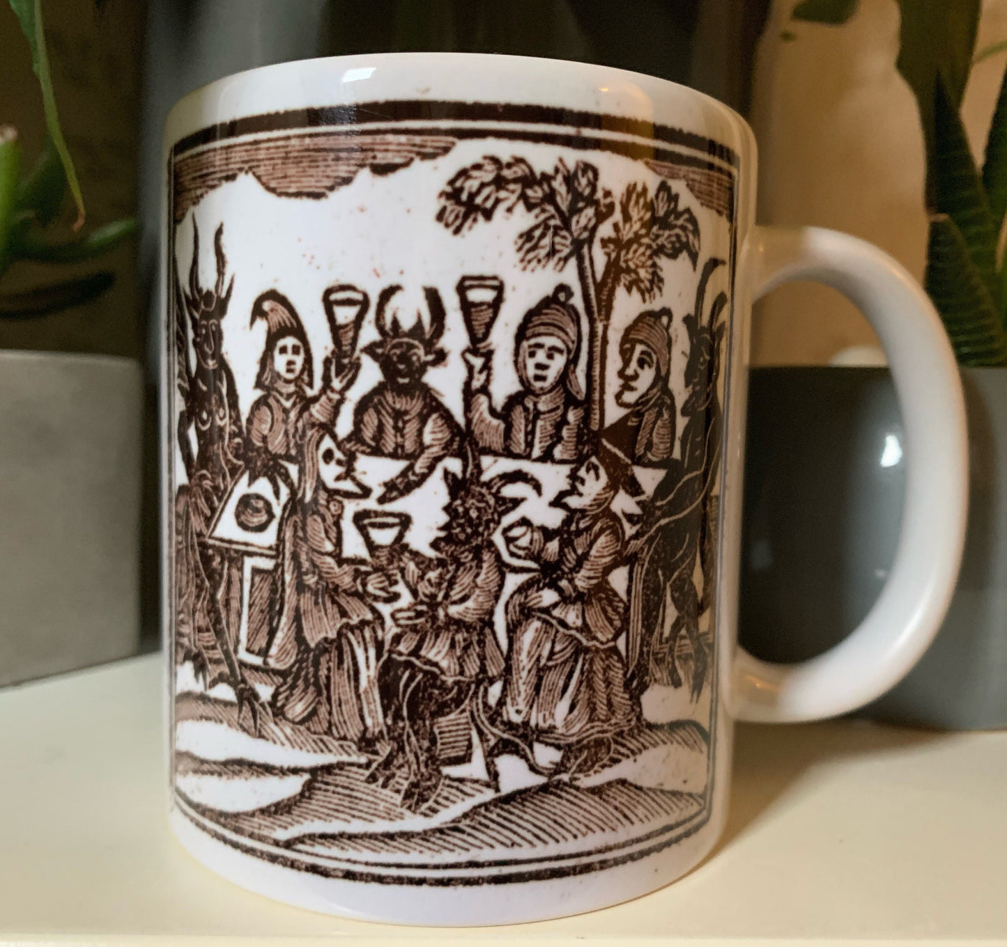 Witches Feasting with Devils mug