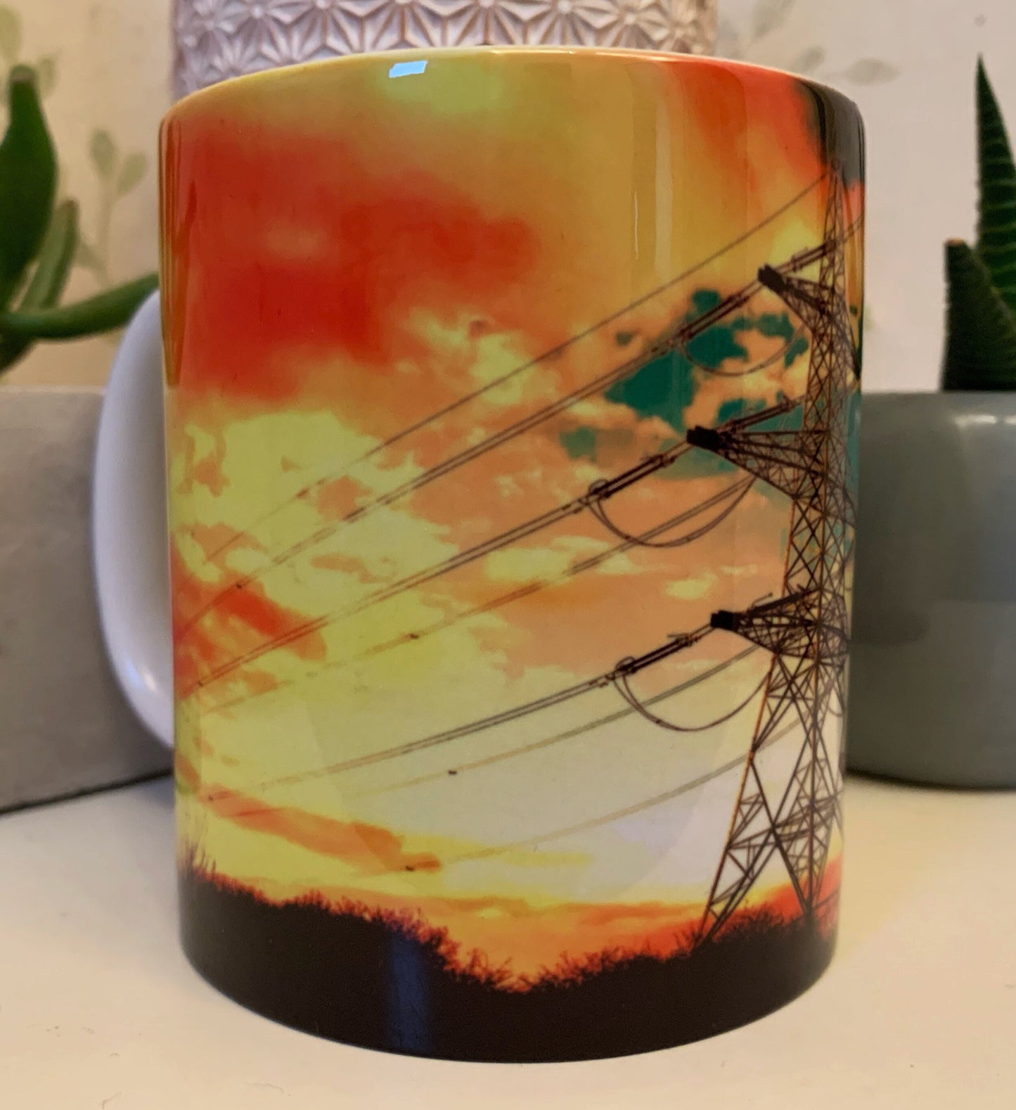 Pylon mug - Dramatic skies
