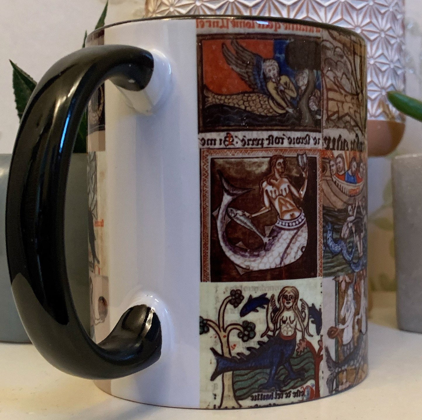 Mermaid collage Mug