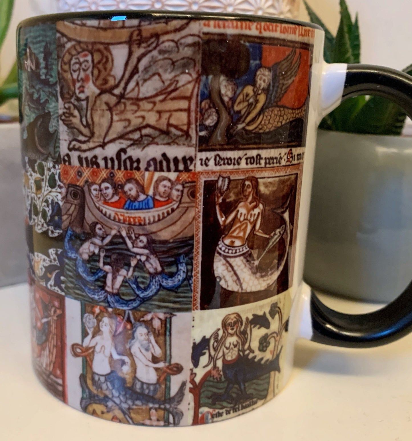 Mermaid collage Mug