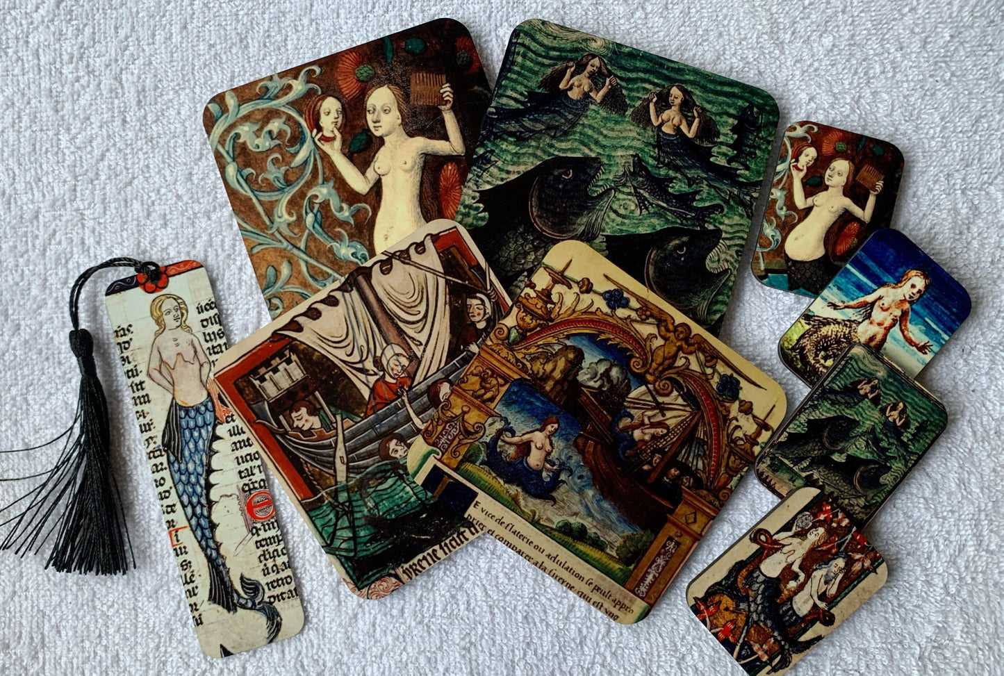 Mermaid Bookmark (aluminium) - Choose from 3 sizes