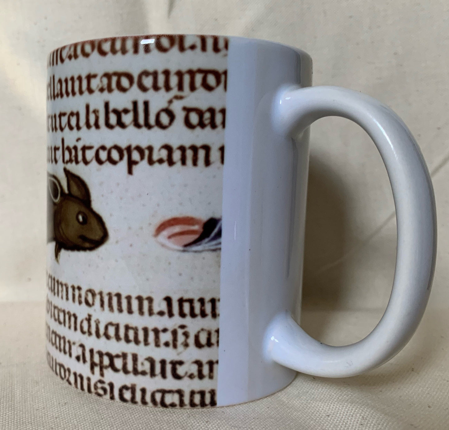 Flying Green Penis Riding Witch Mug