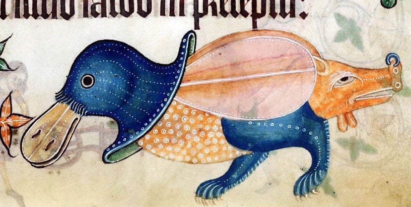 Luttrell Psalter creature Mug (design 4)