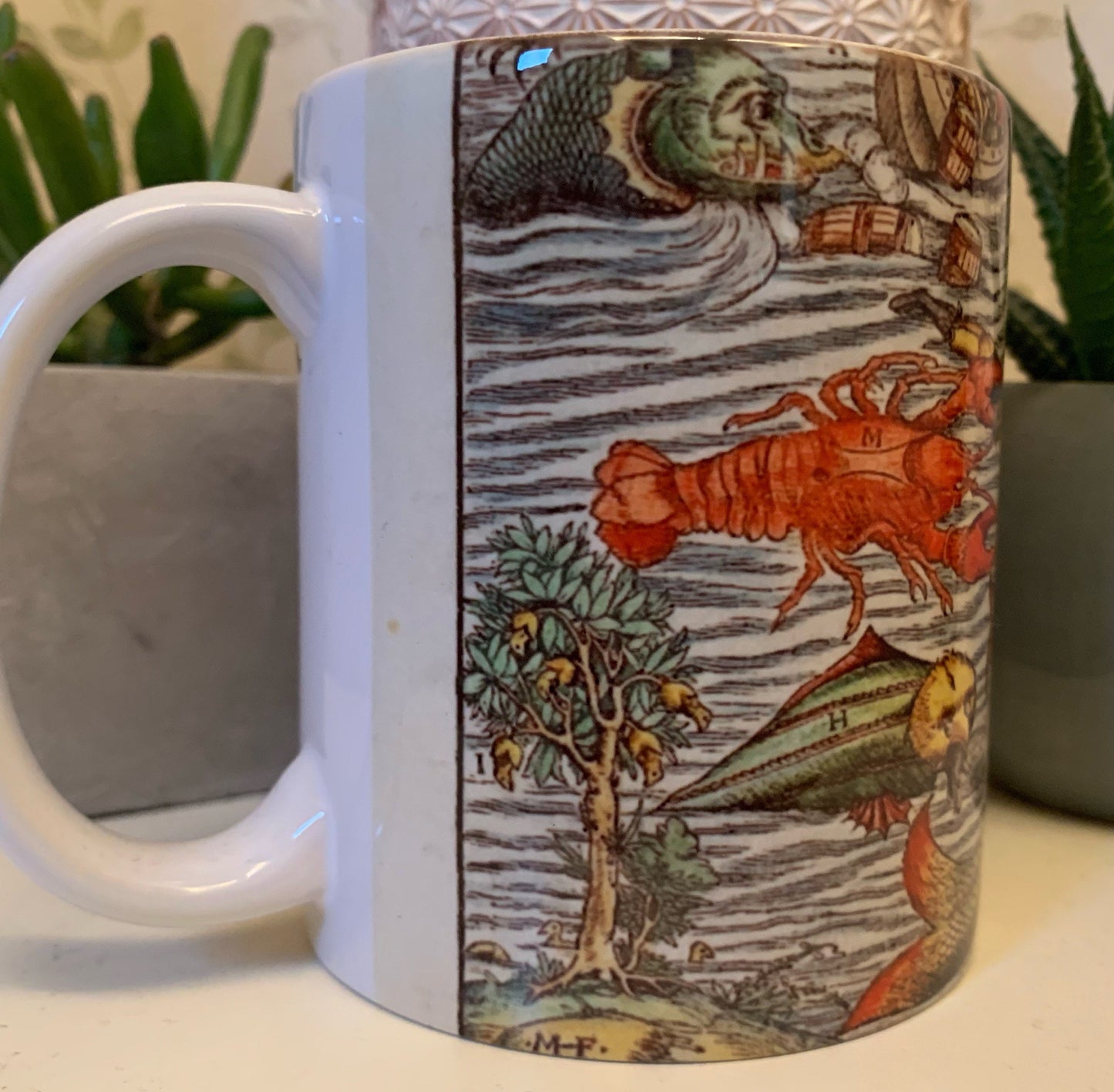 Medieval Sea Monster Mug