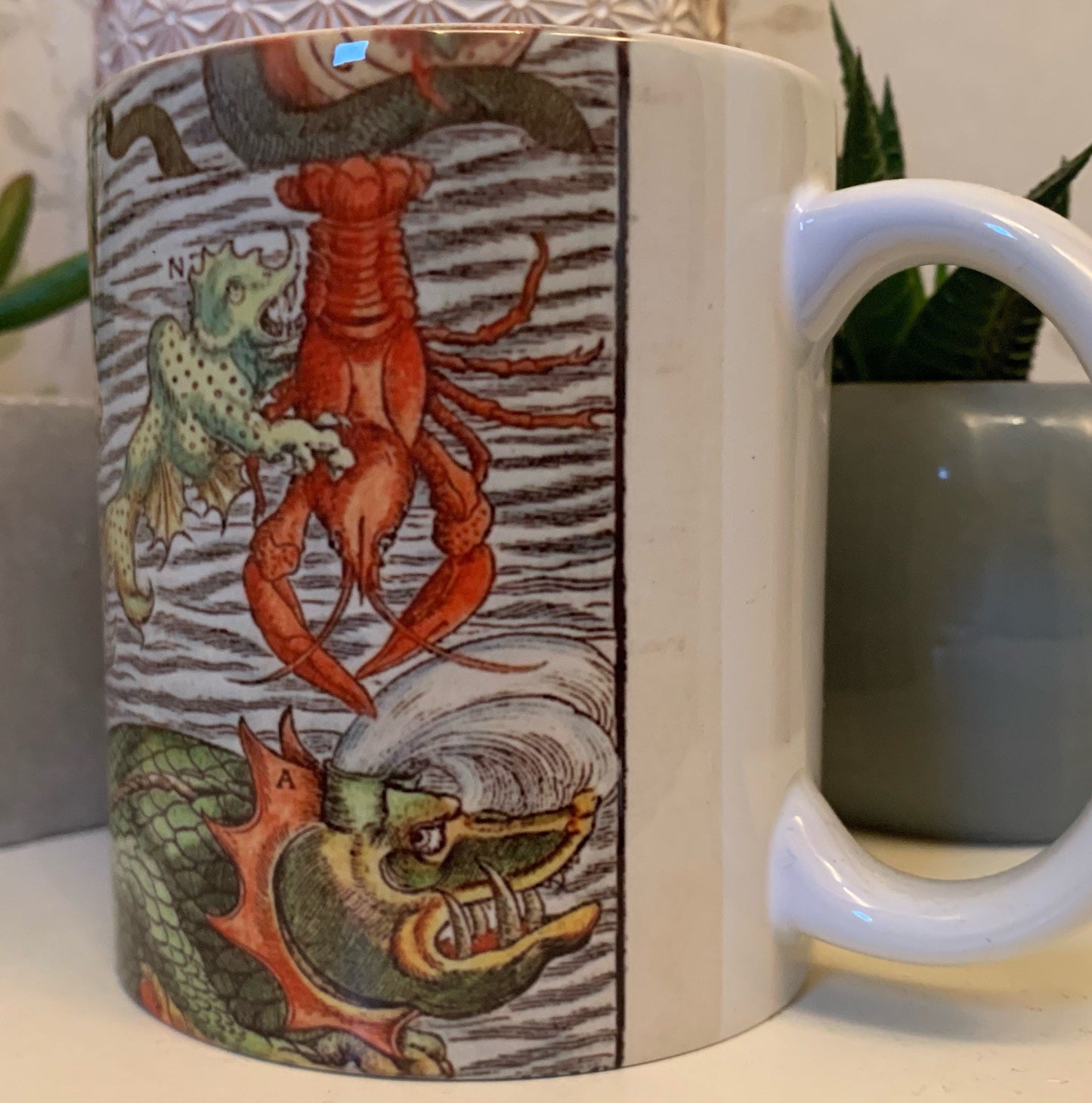 Medieval Sea Monster Mug