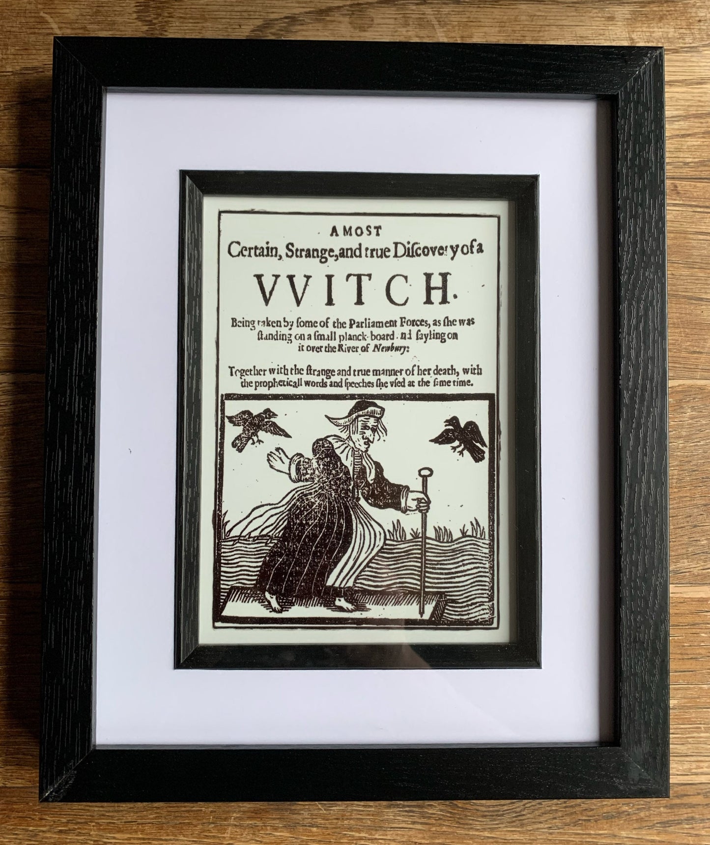 Discovery of a Witch Framed Print