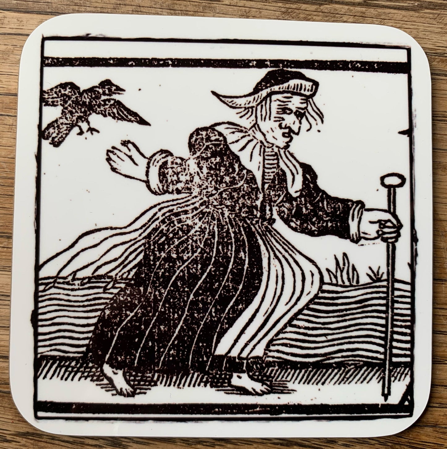 Witch Pamphlet coasters - set of 4