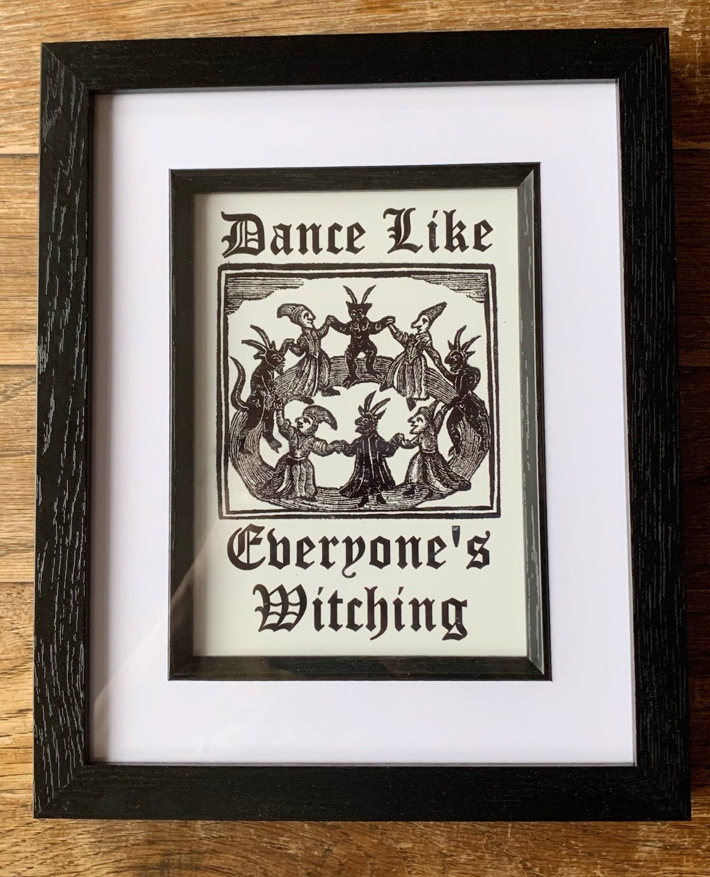 Dancing Like Everyone’s Witching Framed print
