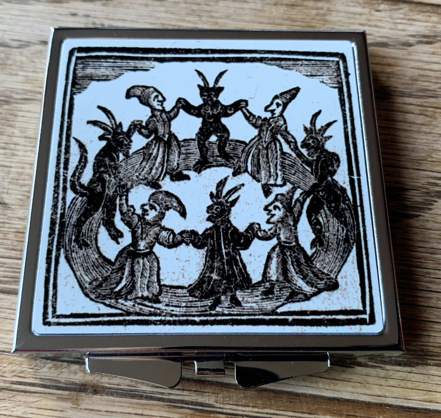 Dancing Witches Compact Mirror