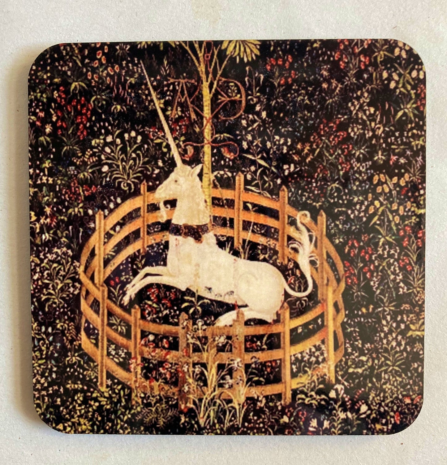 Unicorn Tapestry coasters - set of 4
