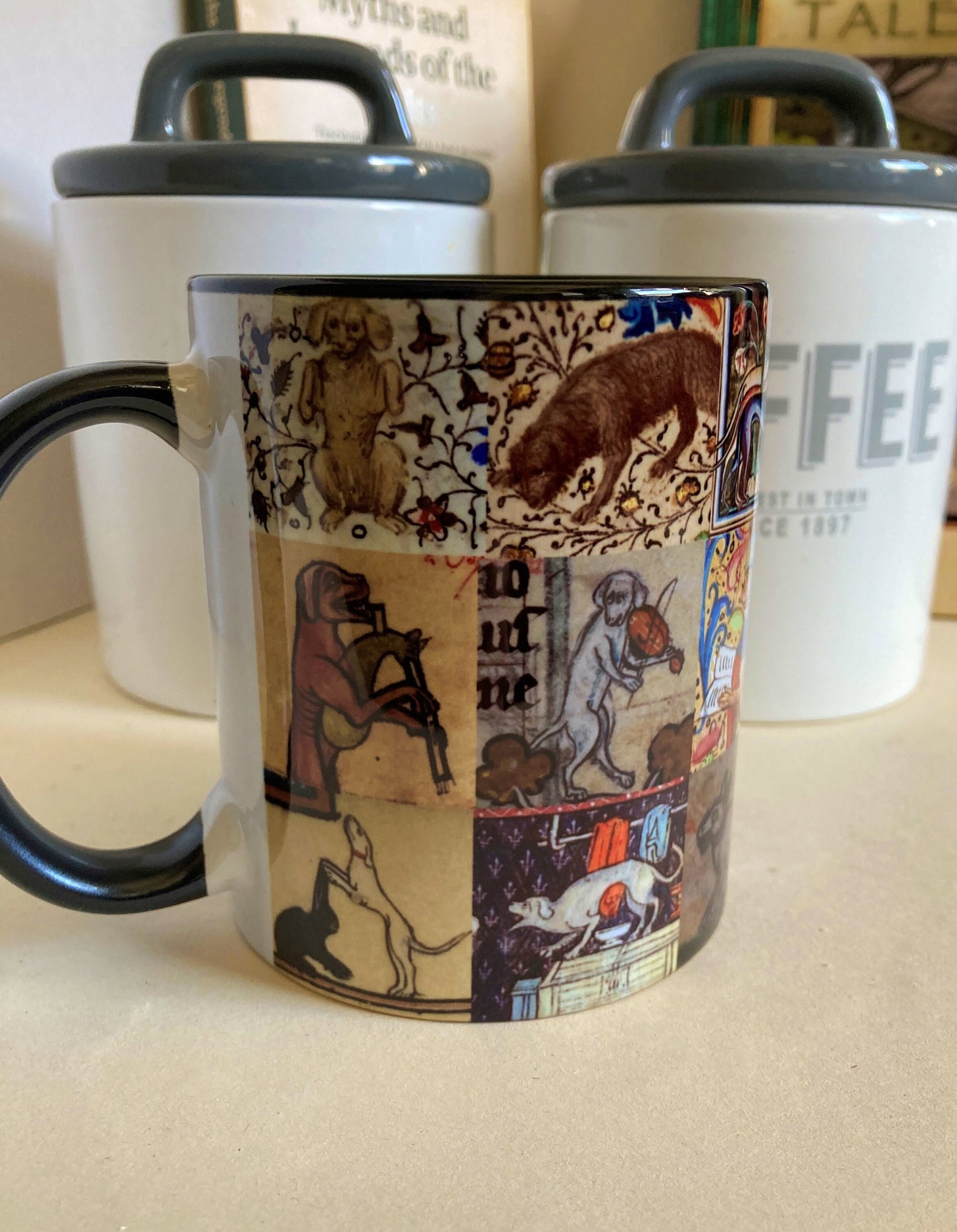 Medieval Dogs Mug