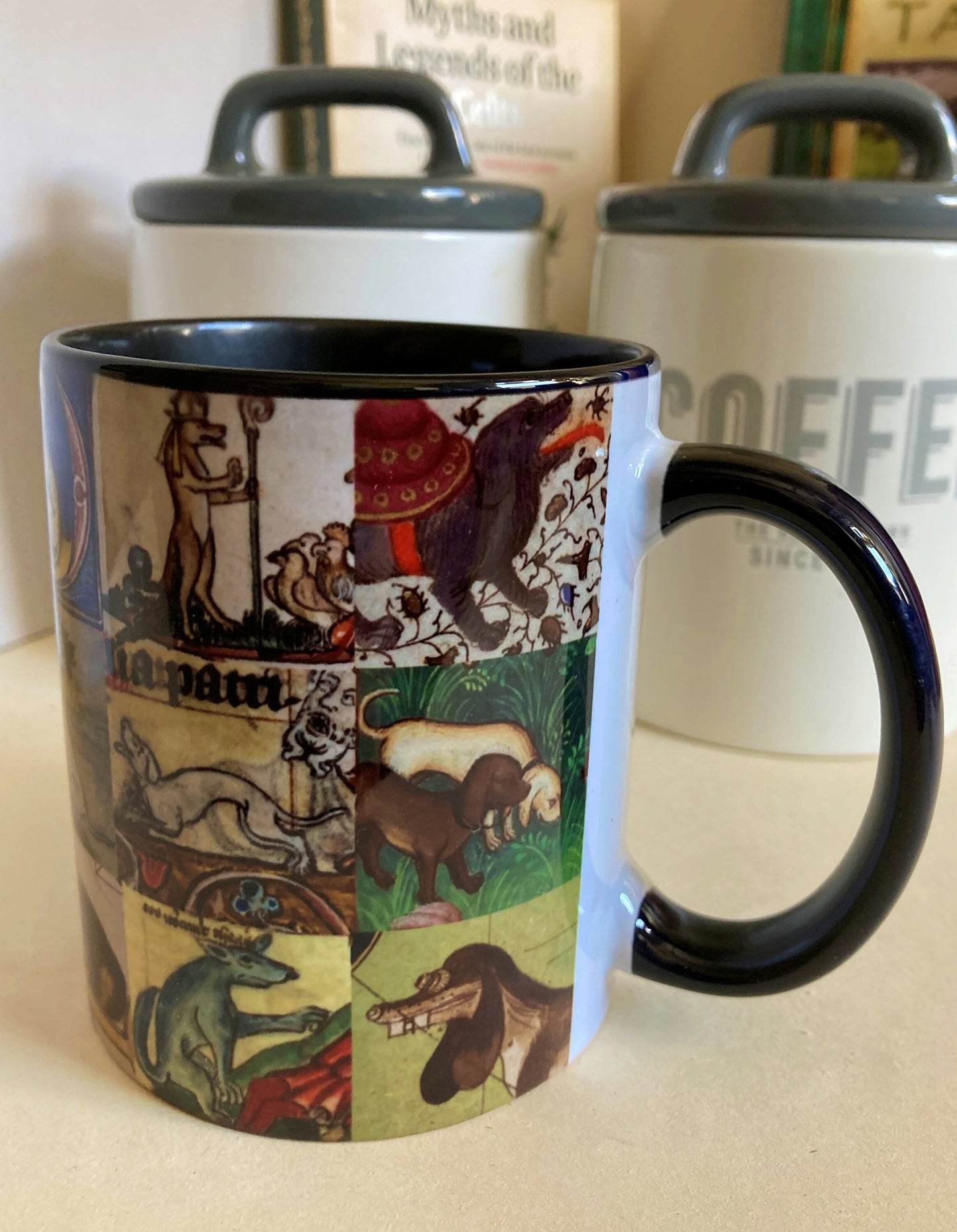 Medieval Dogs Mug