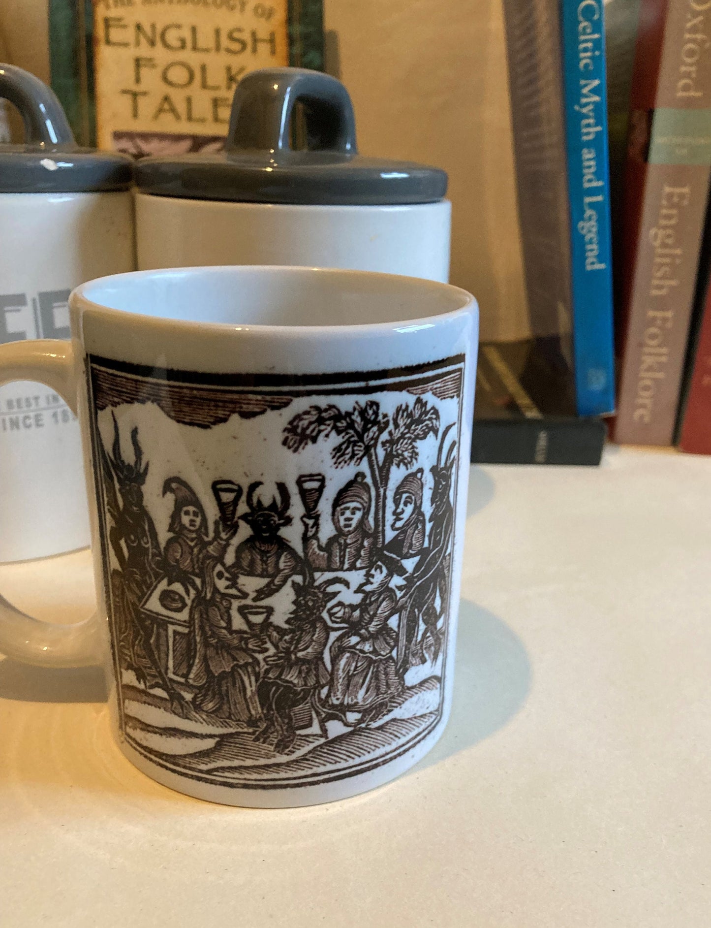 Witches Feasting with Devils mug