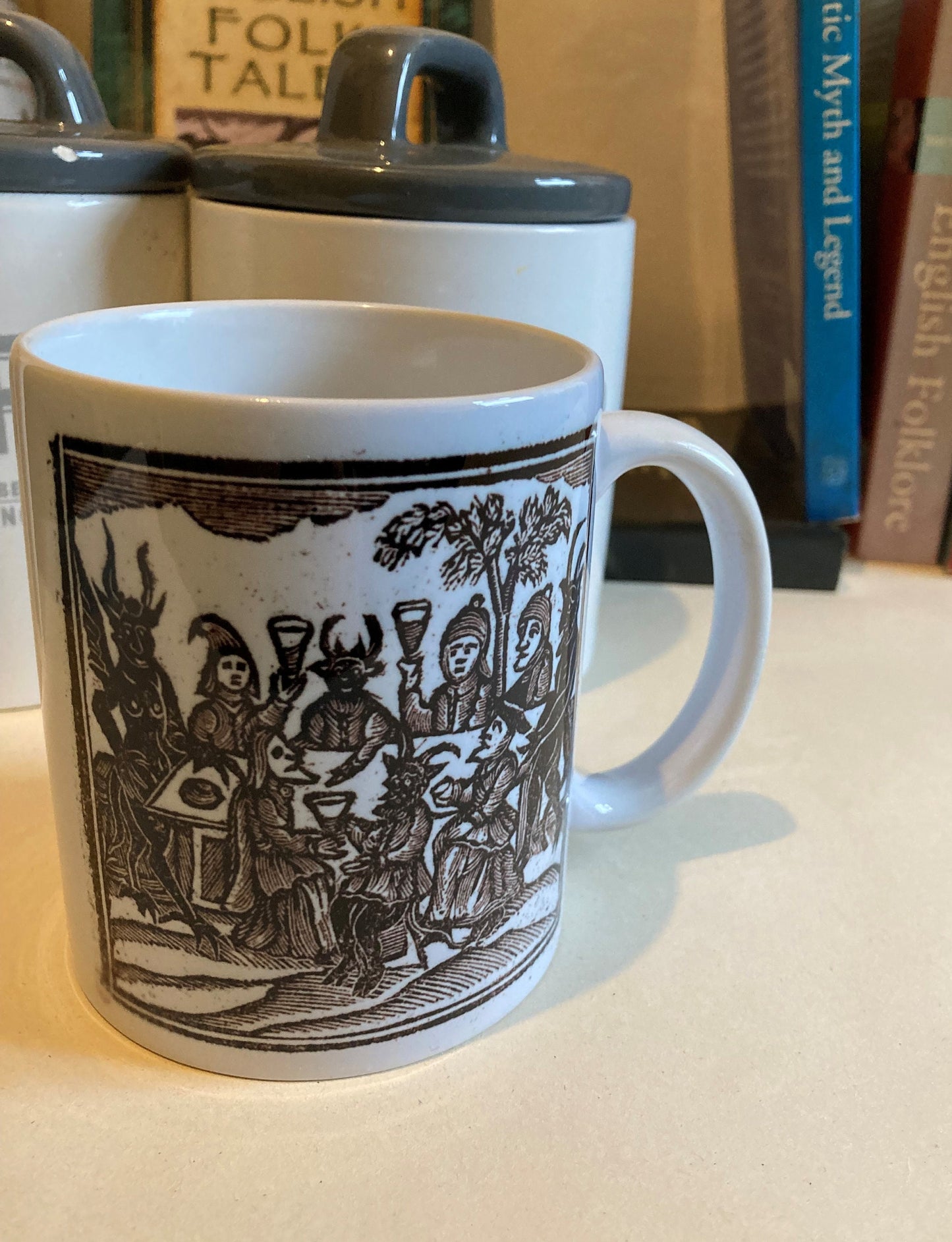 Witches Feasting with Devils mug
