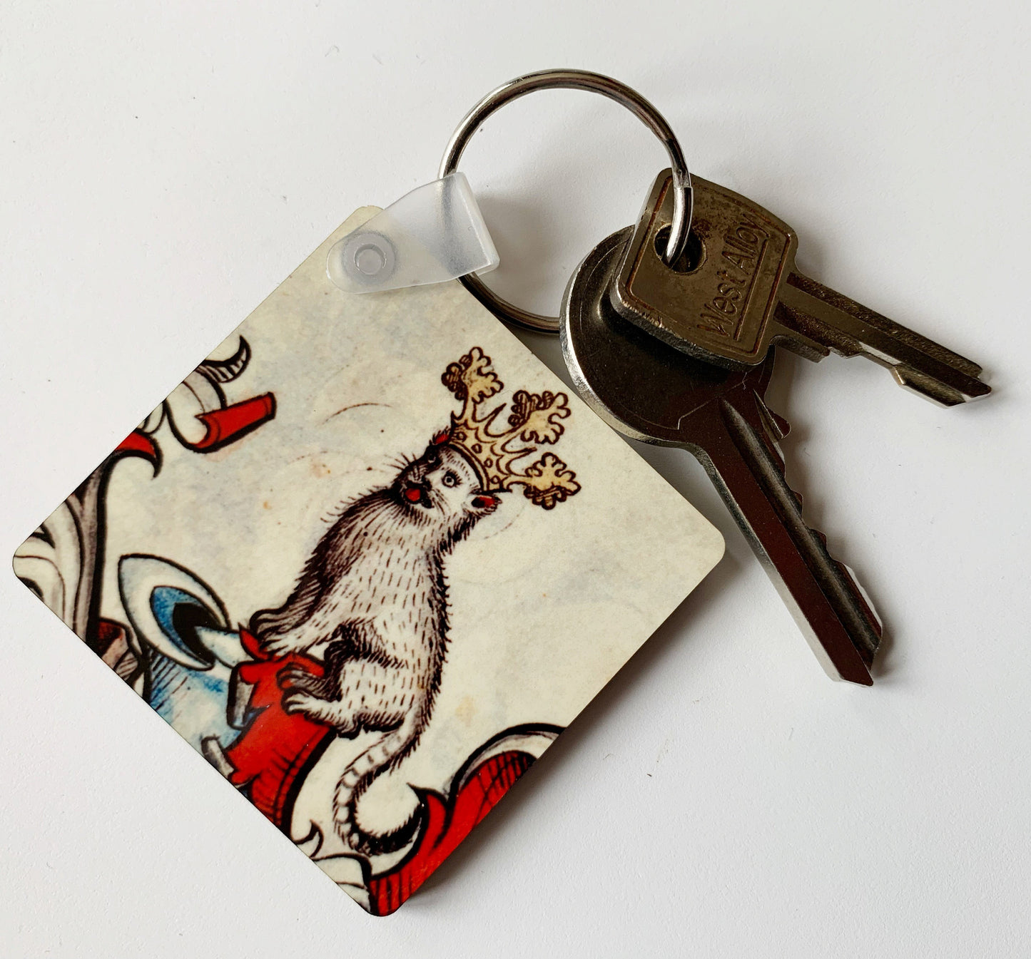 Medieval Cats Keyring (double sided)